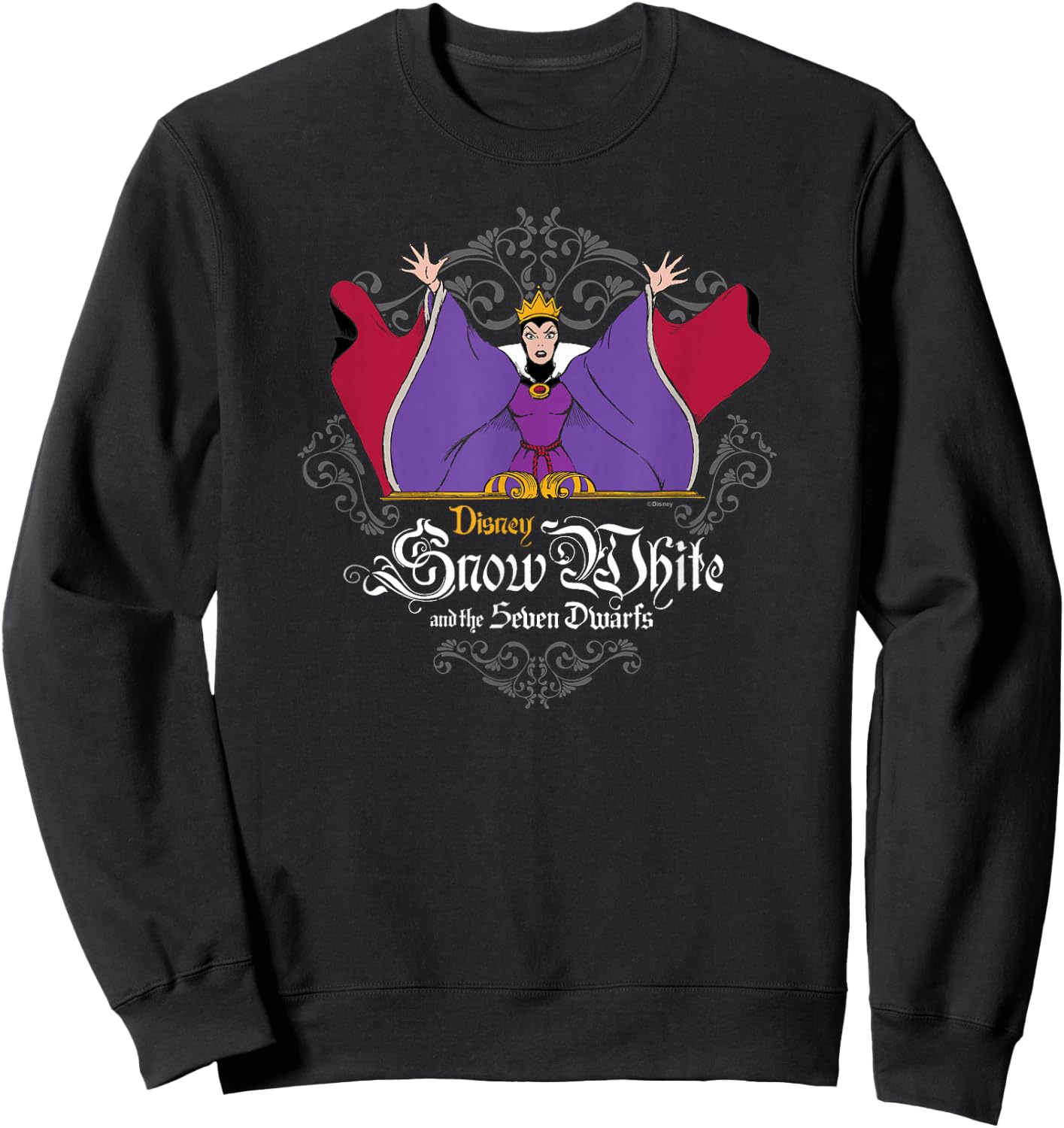 Disney Villains - Snow White and The Seven Dwarfs Evil Queen Sweatshirt - Sweatshirt | Black