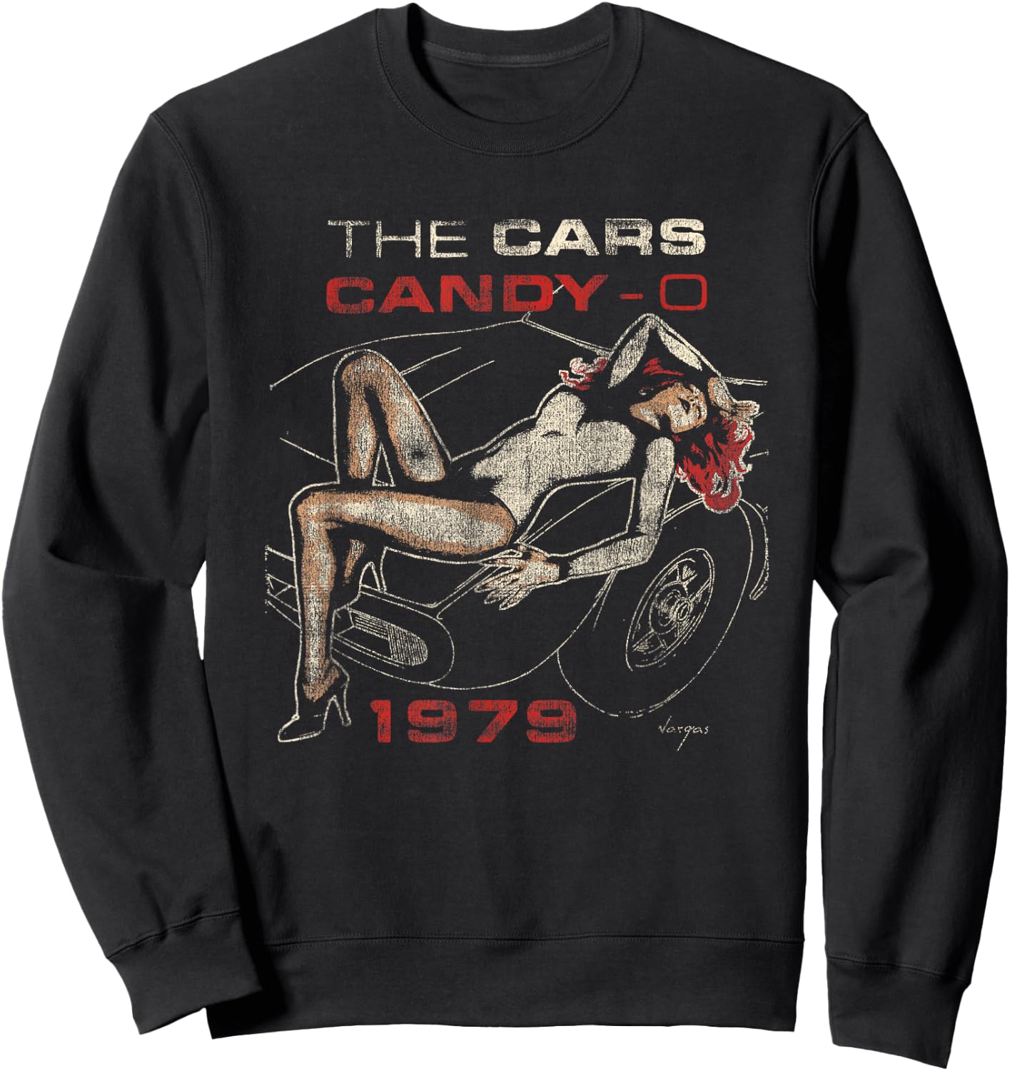 The Cars - Candy-O Vintage 1979 Sweatshirt - Sweatshirt | Black