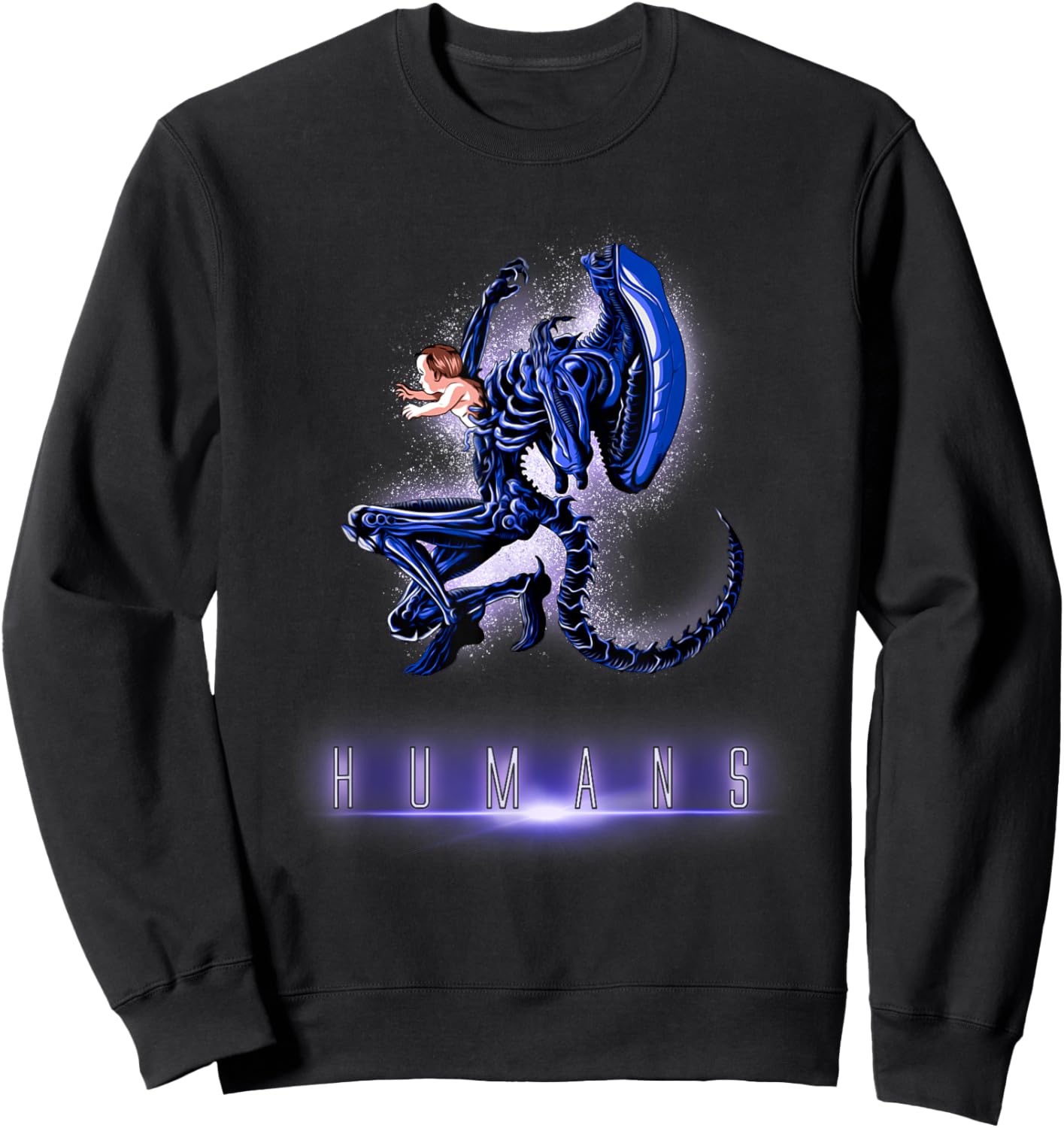 Humans Xenomorph Alien Baby Sweatshirt - Sweatshirt | Black