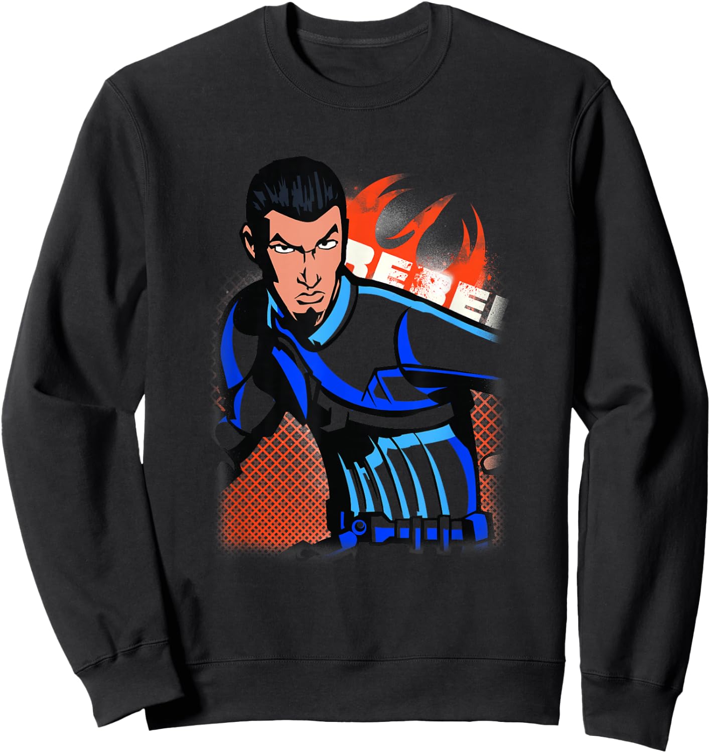 Star Wars Rebels Kanan Jarrus Spotlight Rebel Portrait Sweatshirt - Sweatshirt | Black