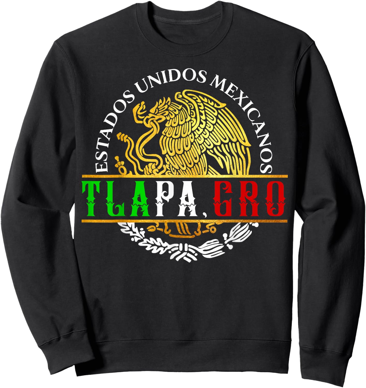 Tlapa de Comonfort, Guerrero, Mexico Sweatshirt - Sweatshirt | Black