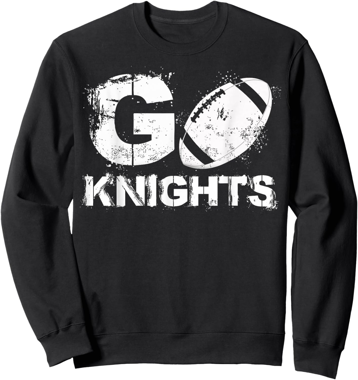 Football Go Knights Sweatshirt - Sweatshirt | Black