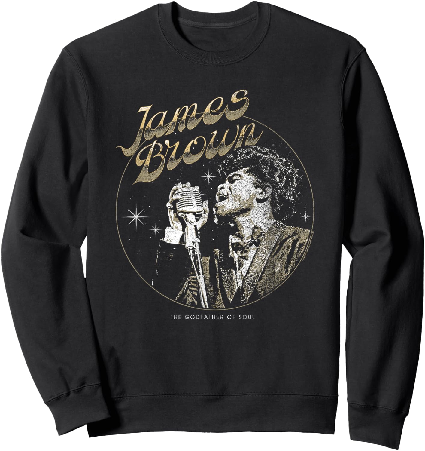 James Brown Godfather of Soul Vintage Photo Sweatshirt - Sweatshirt | Black