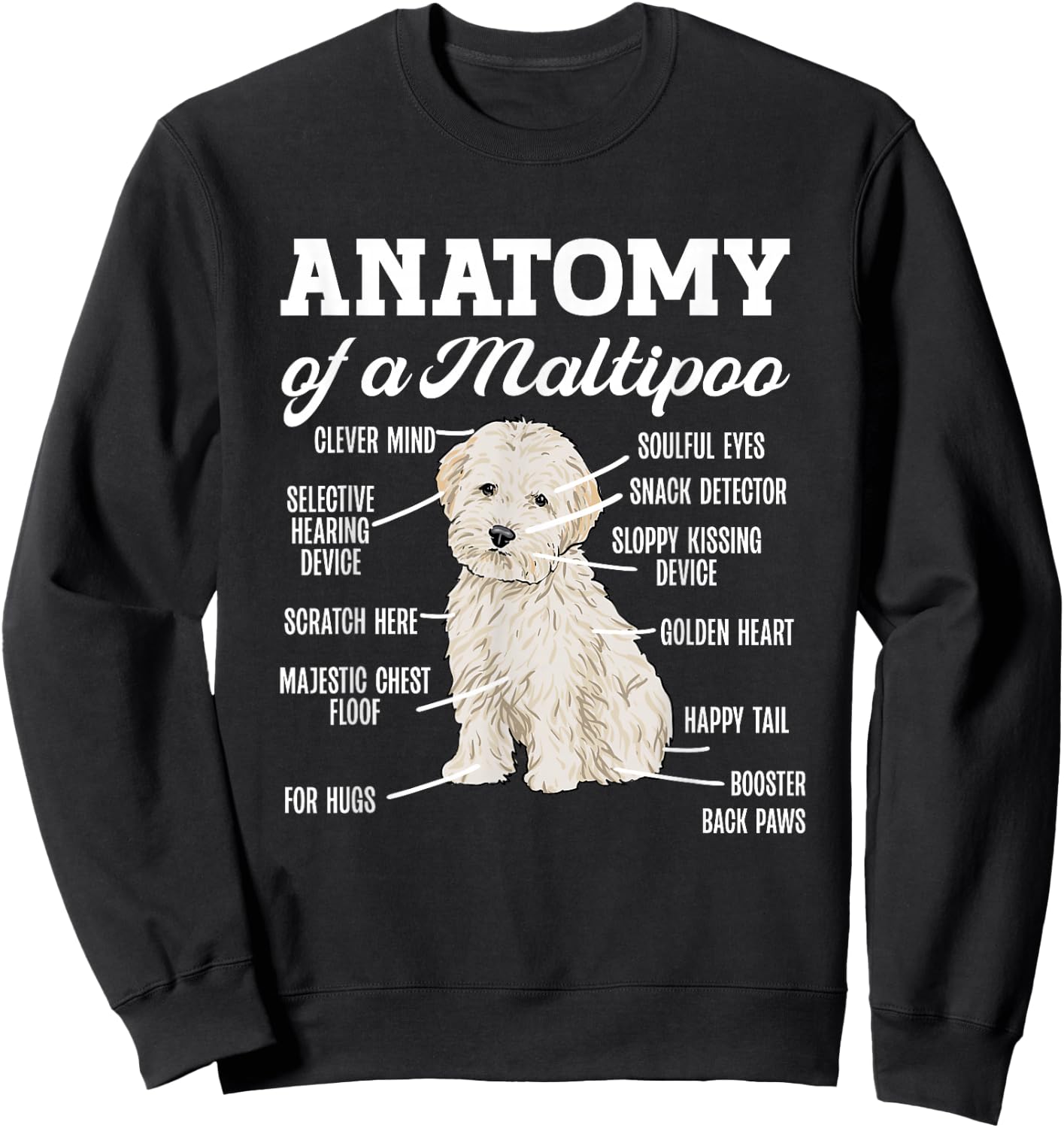 Maltipoo Sweatshirt - Sweatshirt | Black