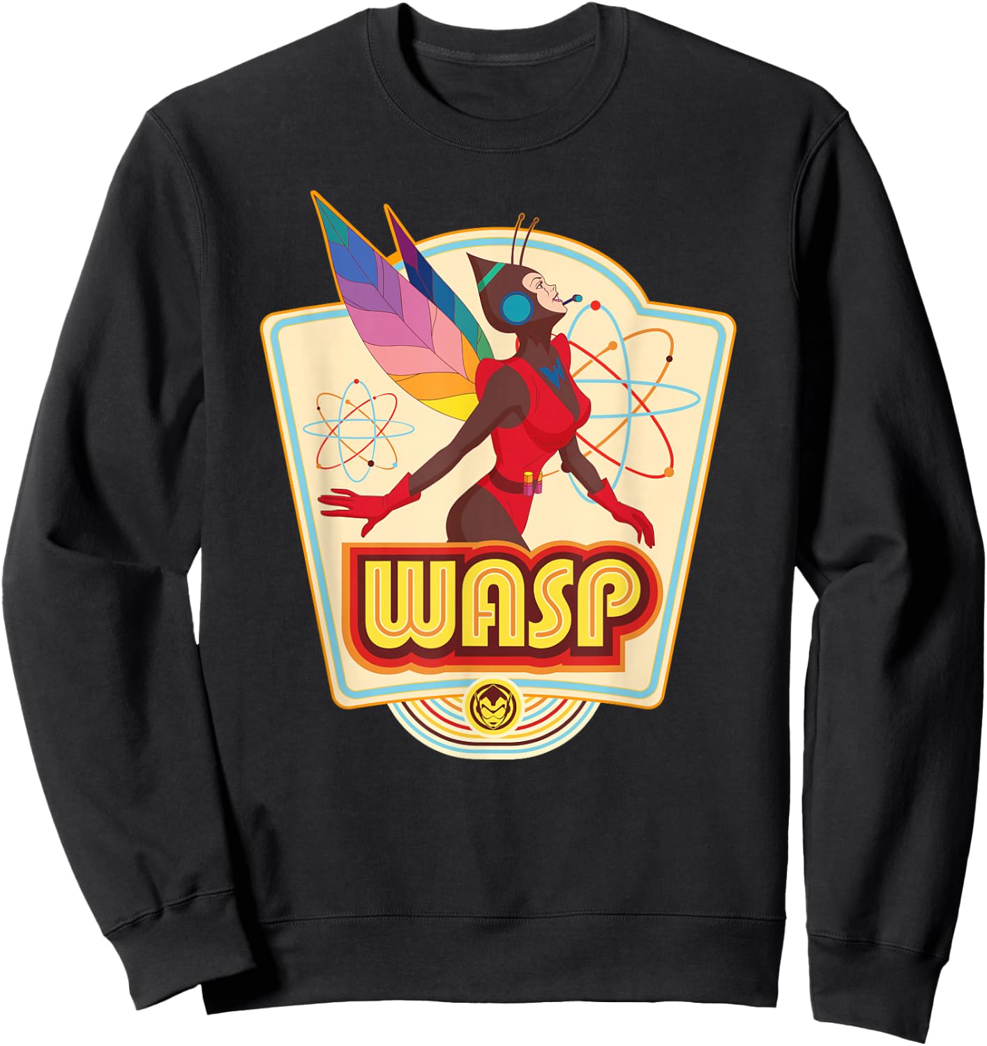 Marvel Avengers Wasp Comic Retro Vintage Iconic Sweatshirt - Sweatshirt | Black