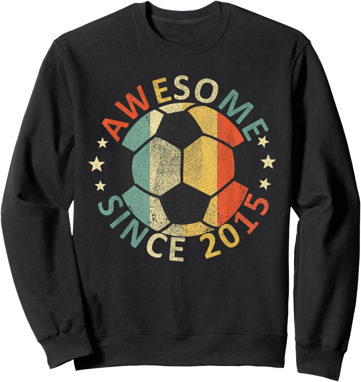 Soccer Player Awesome Since 2015 Sweatshirt - Sweatshirt | Black