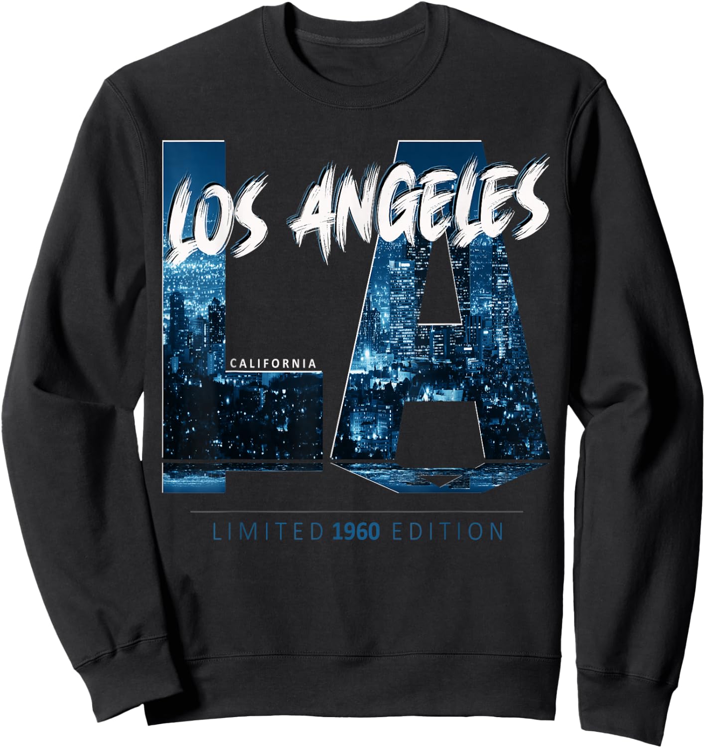 Los Angeles California Limited 1960 Edition Sweatshirt - Sweatshirt | Black