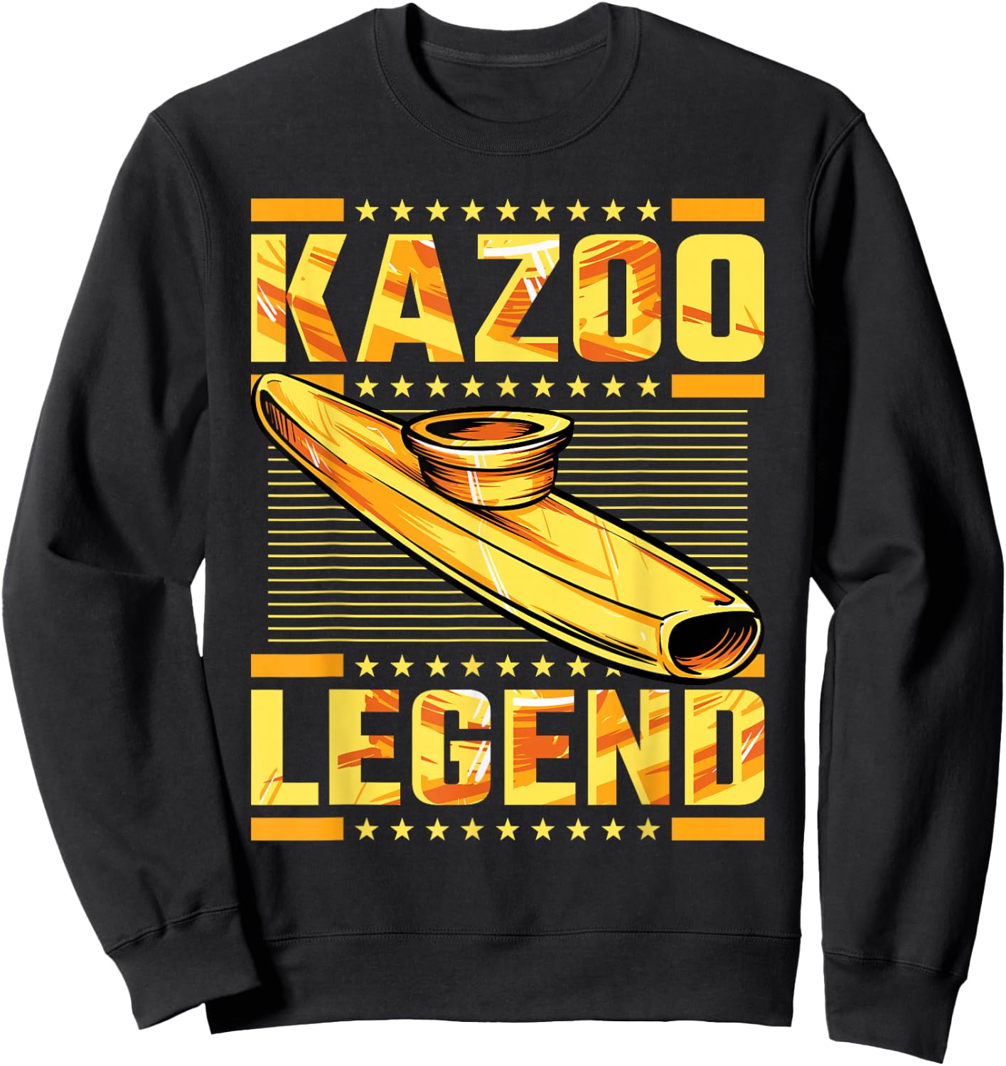 Kazoo Legend, Kazoo Player Sweatshirt - Sweatshirt | Black