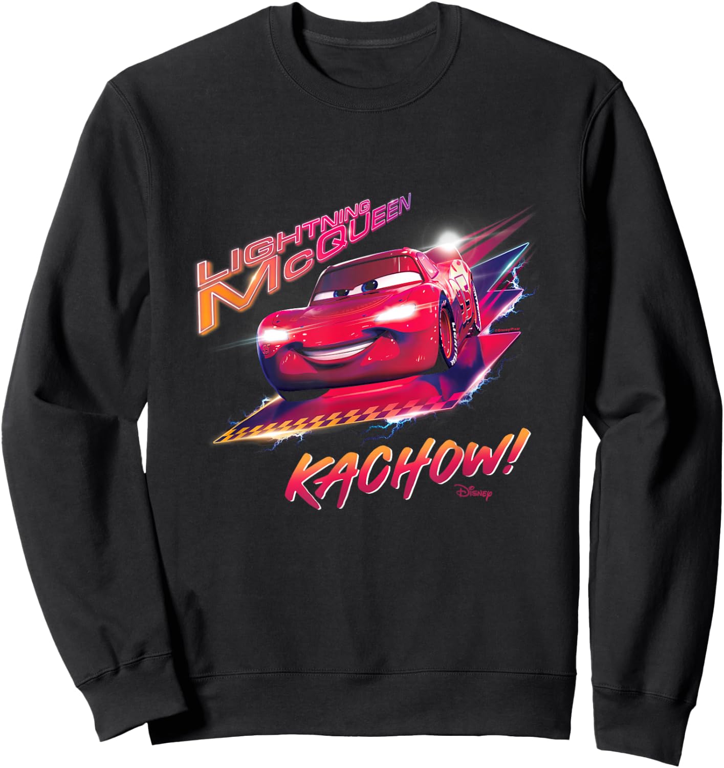 Cars - Kachow Lightning McQueen Sweatshirt - Sweatshirt | Black