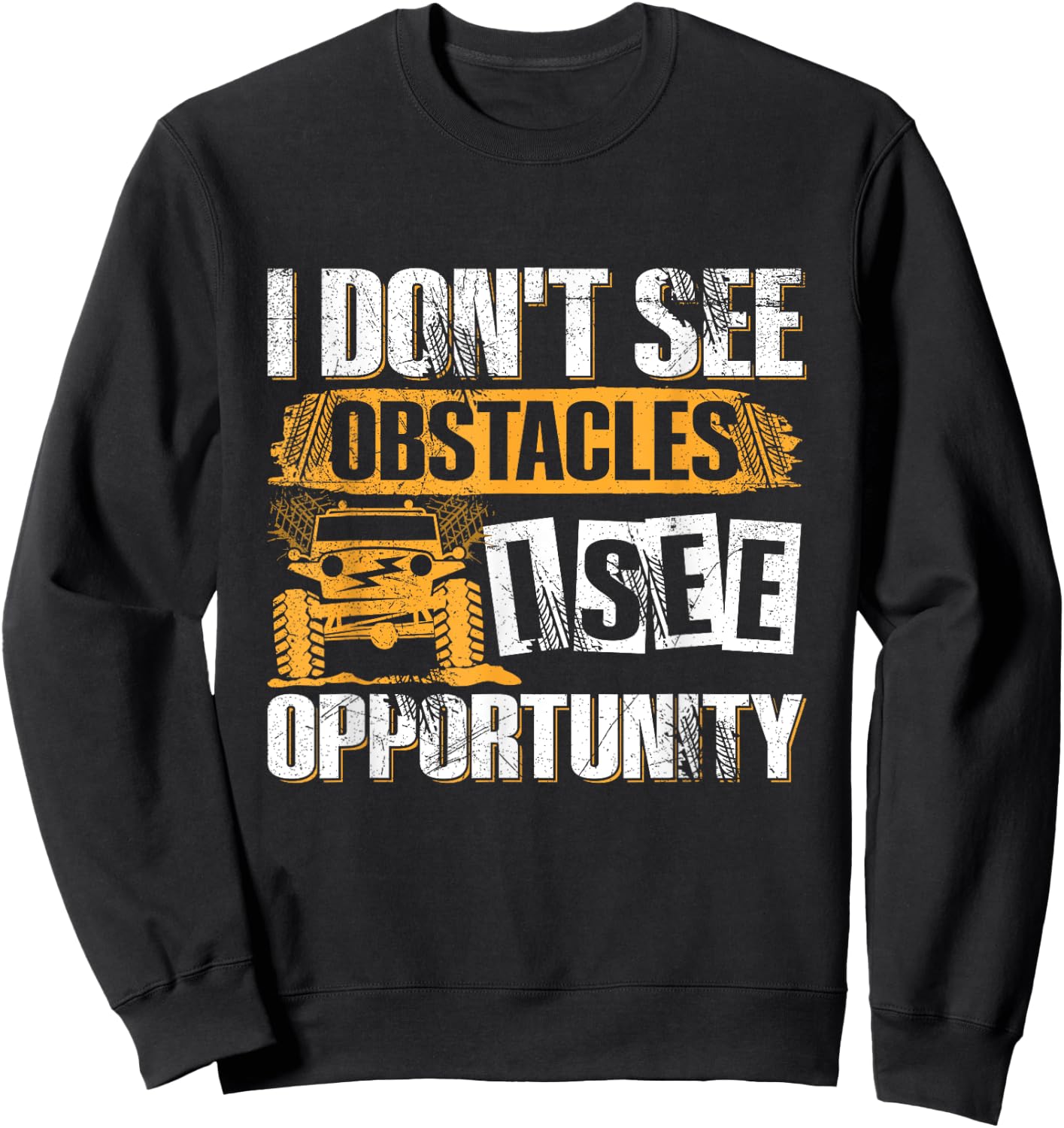 Offroad Rock Crawling 4x4 Design for a Rock Crawler Lover Sweatshirt - Sweatshirt | Black