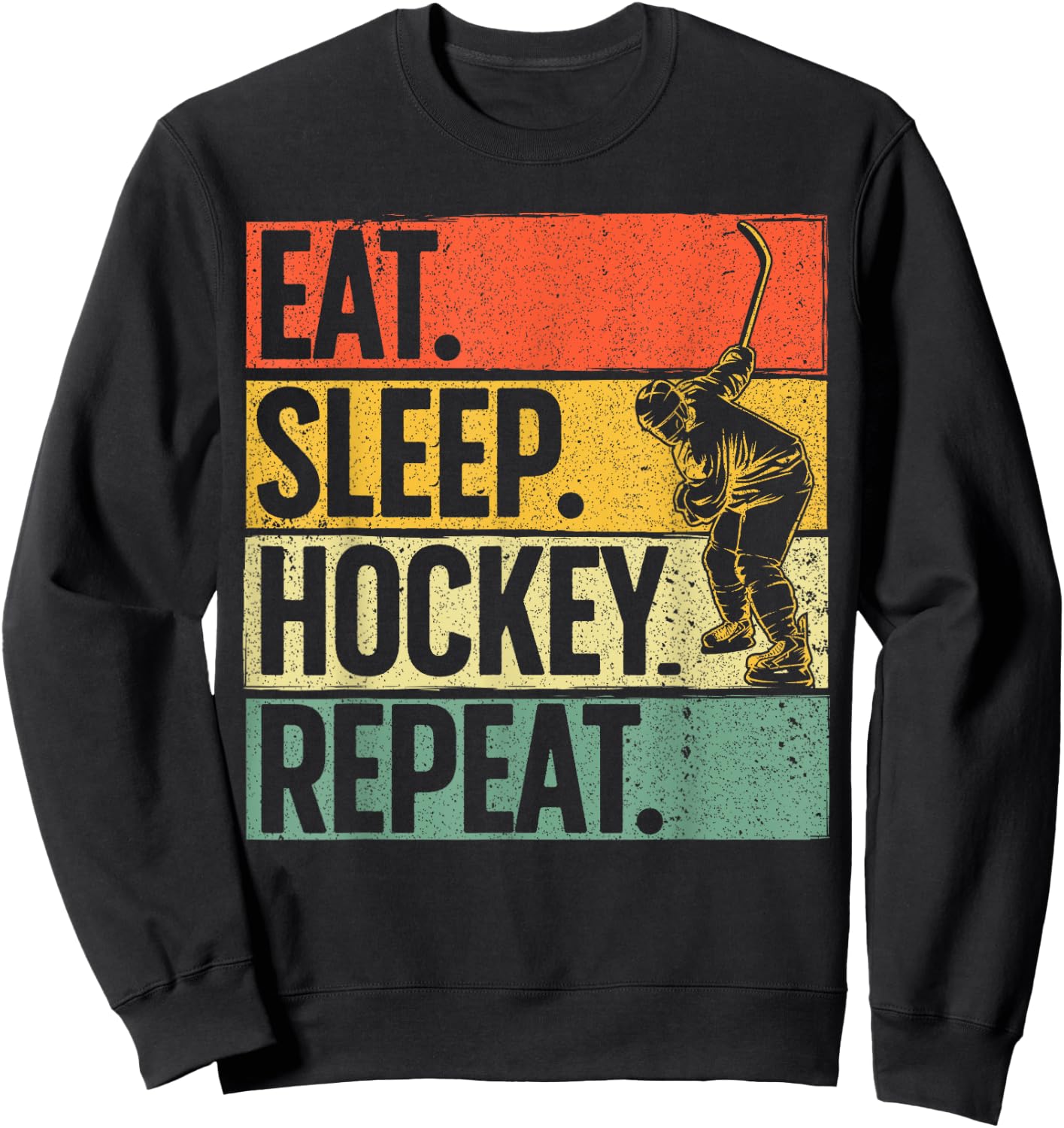 Cute Ice Hockey Women Hockey Lover Goalie Sports Sweatshirt - Sweatshirt | Black