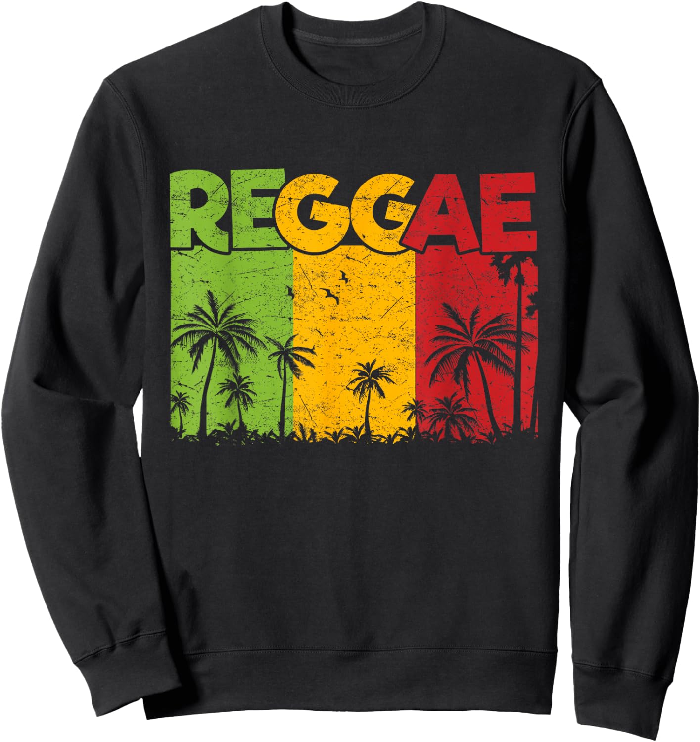 Reggae Rastafari Rasta Jamaica Reggae Music Sweatshirt - Sweatshirt | Black