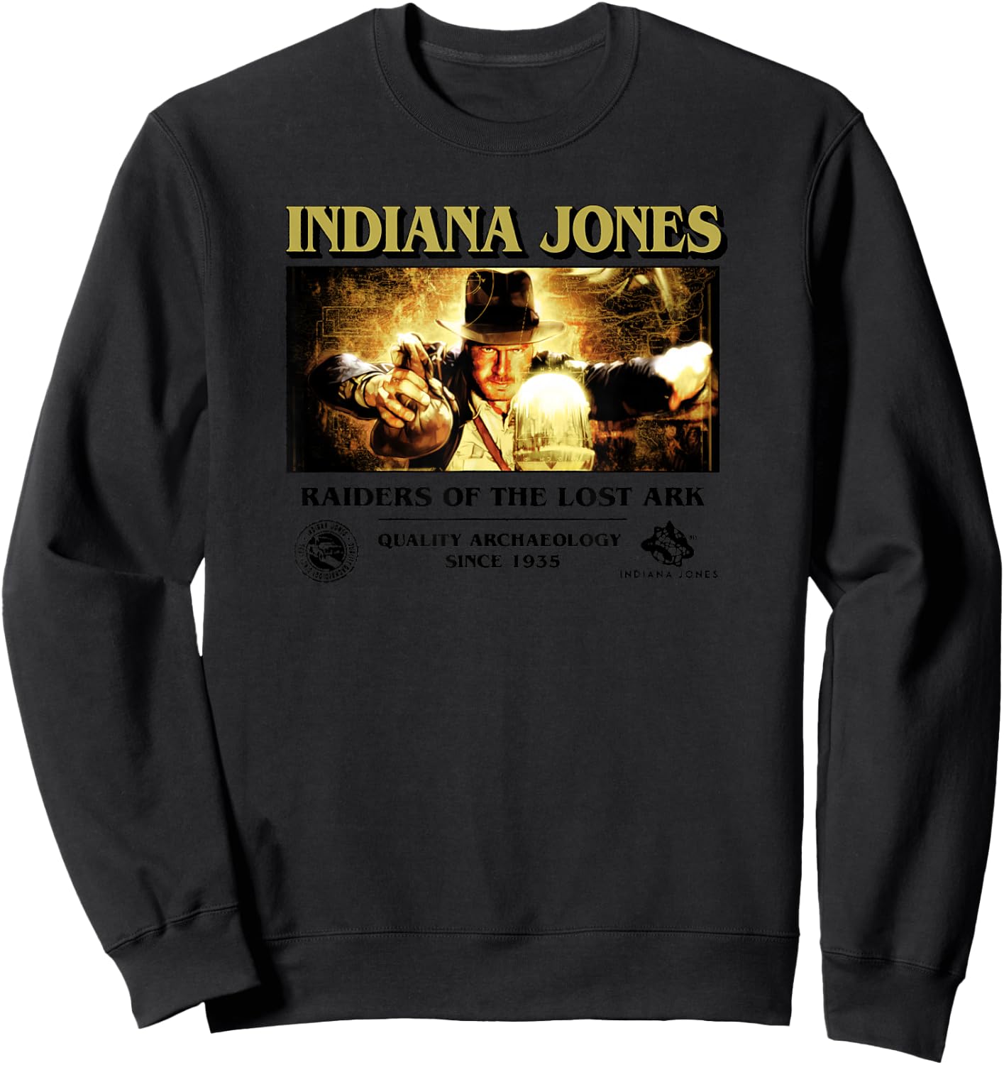 Indiana Jones Raiders of The Lost Ark Quality Archaeology Sweatshirt - Sweatshirt | Black
