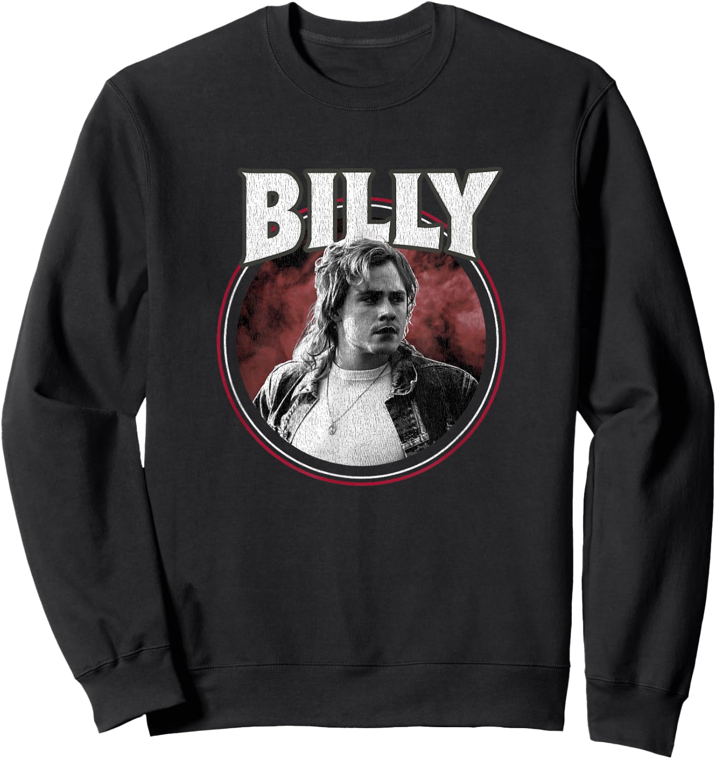 Stranger Things Billy Hargrove Rock Star Retro 80's Icon Sweatshirt - Sweatshirt | Black