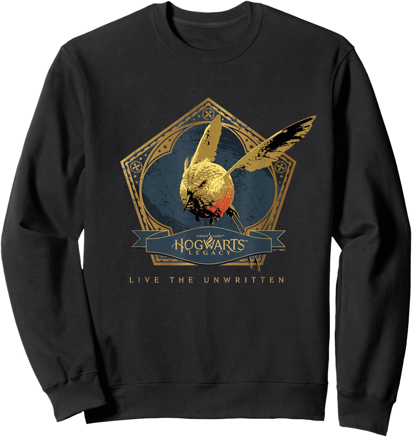 Harry Potter Hogwarts Legacy Golden Snidget Sweatshirt - Sweatshirt | Black