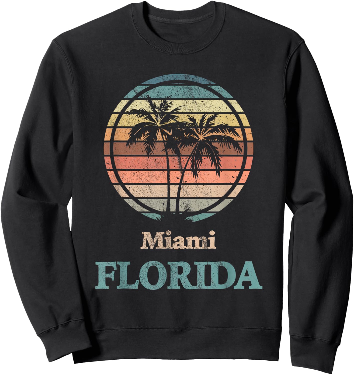 Miami Florida Sweatshirt - Sweatshirt | Black