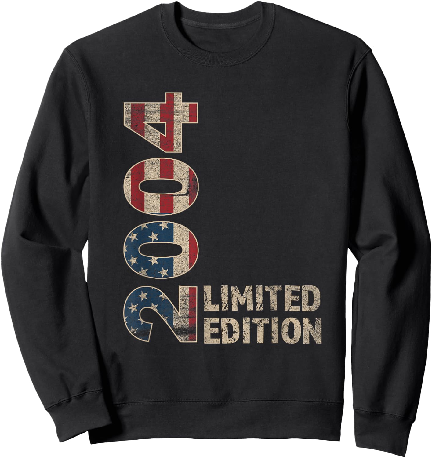 21th Birthday Gift men Vintage born 2004 turning 21 Year Old Sweatshirt - Sweatshirt | Black