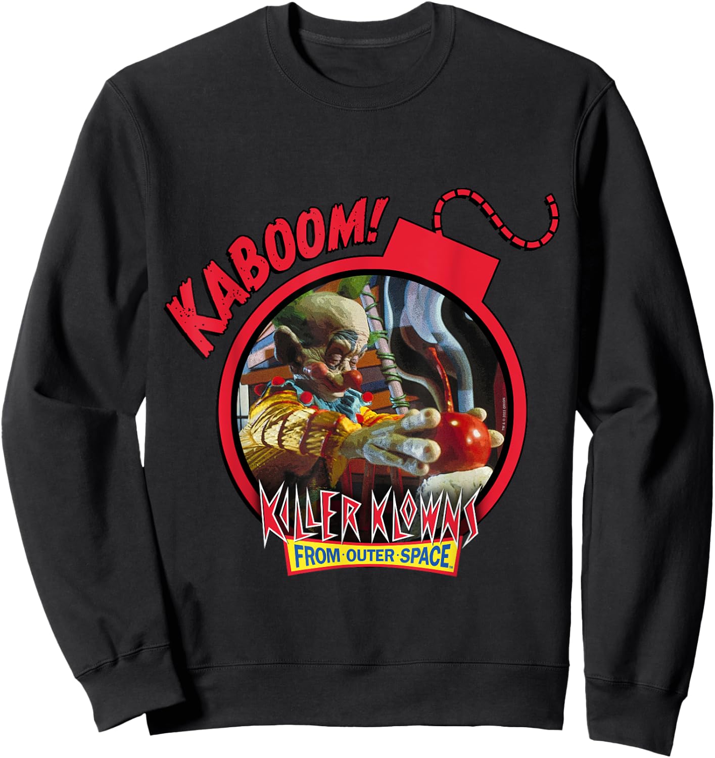 Killer Klowns from Outer Space Kaboom! Shorty's Cherry Bomb Sweatshirt - Sweatshirt | Black
