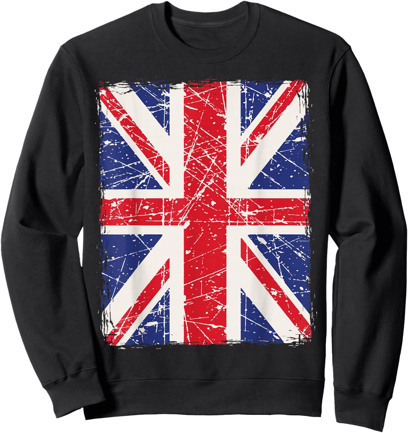 Union Jack, British flag Sweatshirt - Sweatshirt | Black
