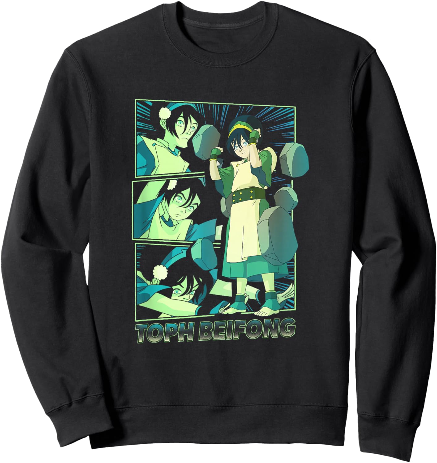 Avatar: The Last Airbender Toph Beifong Earthbending Master Sweatshirt - Sweatshirt | Black