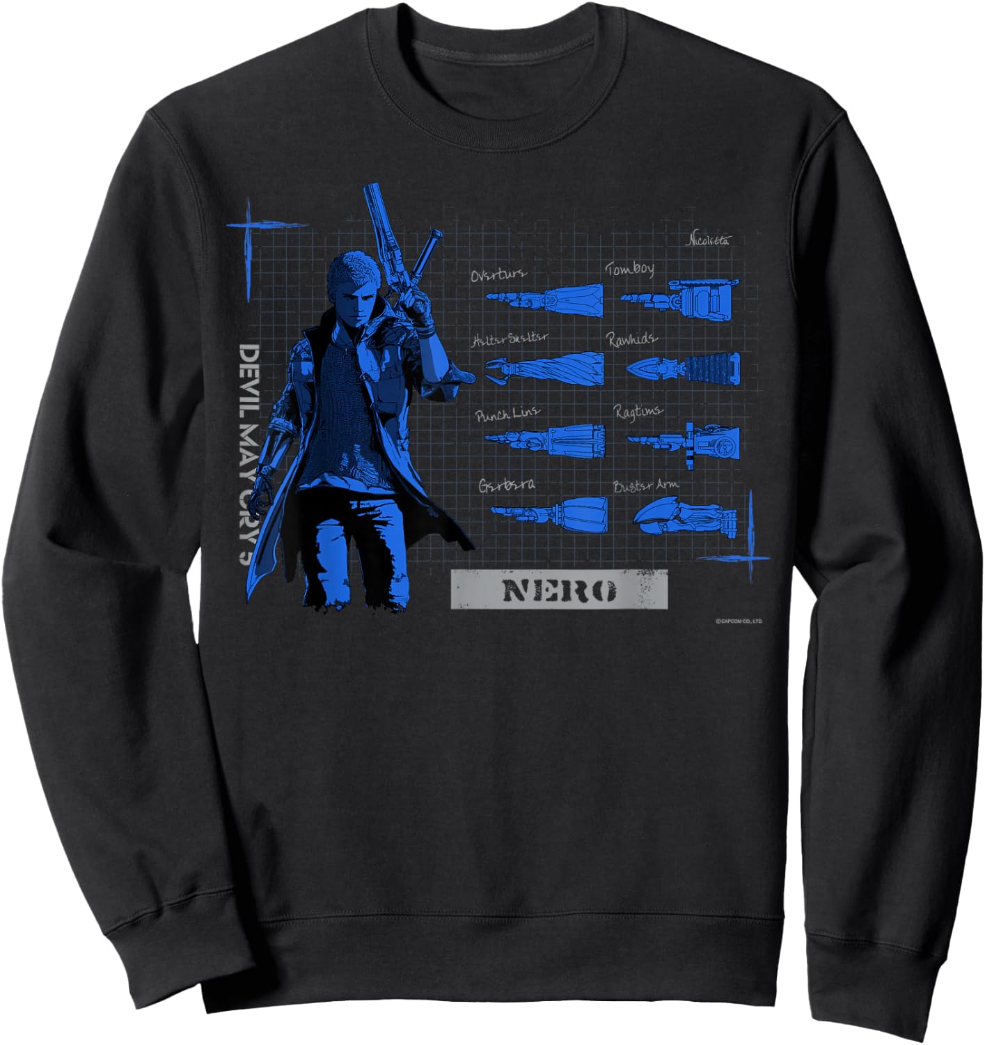Devil May Cry 5 Nero Sweatshirt - Sweatshirt | Black
