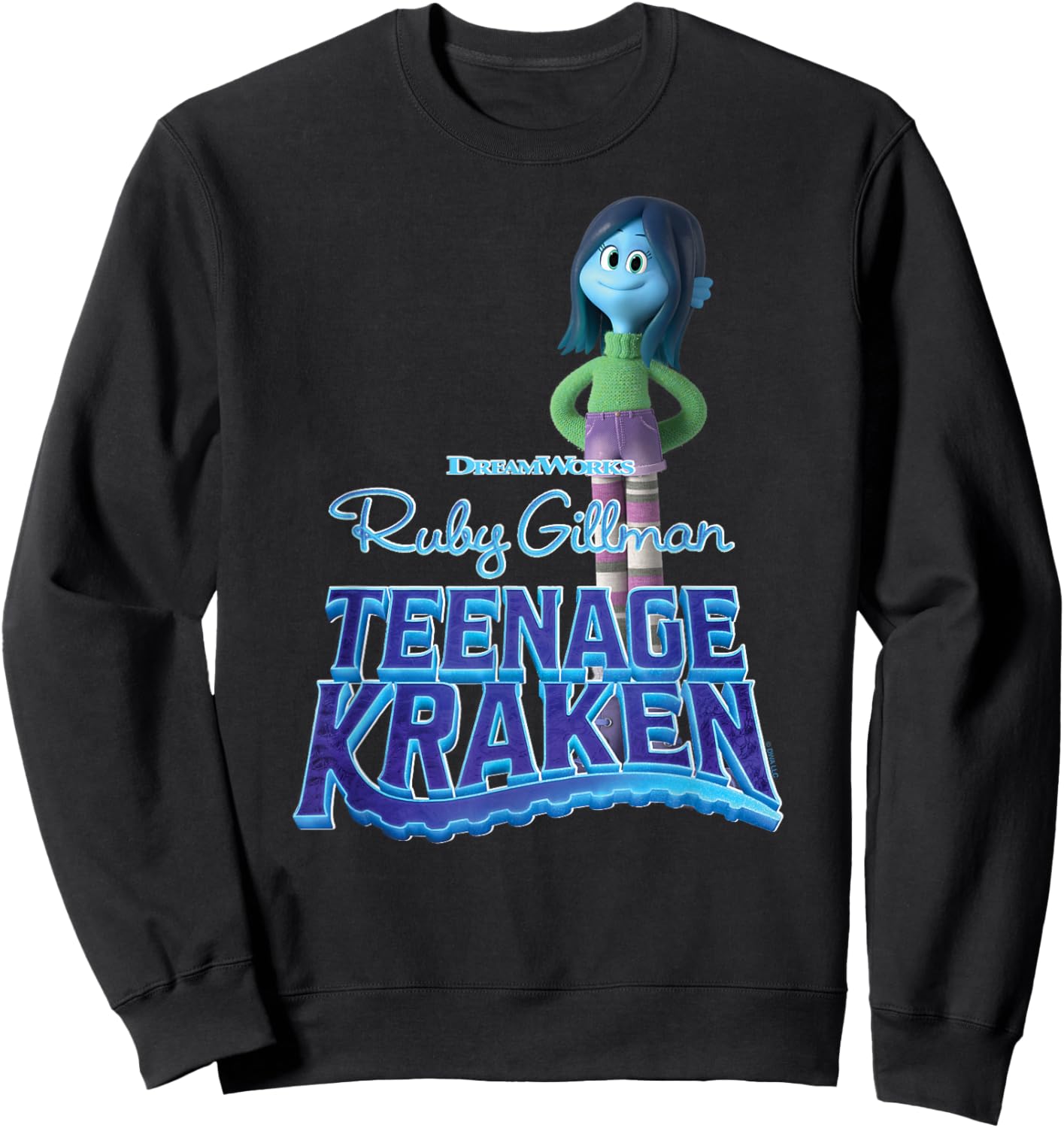 DreamWorks Ruby Gillman, Teenage Kraken Sweatshirt - Sweatshirt | Black