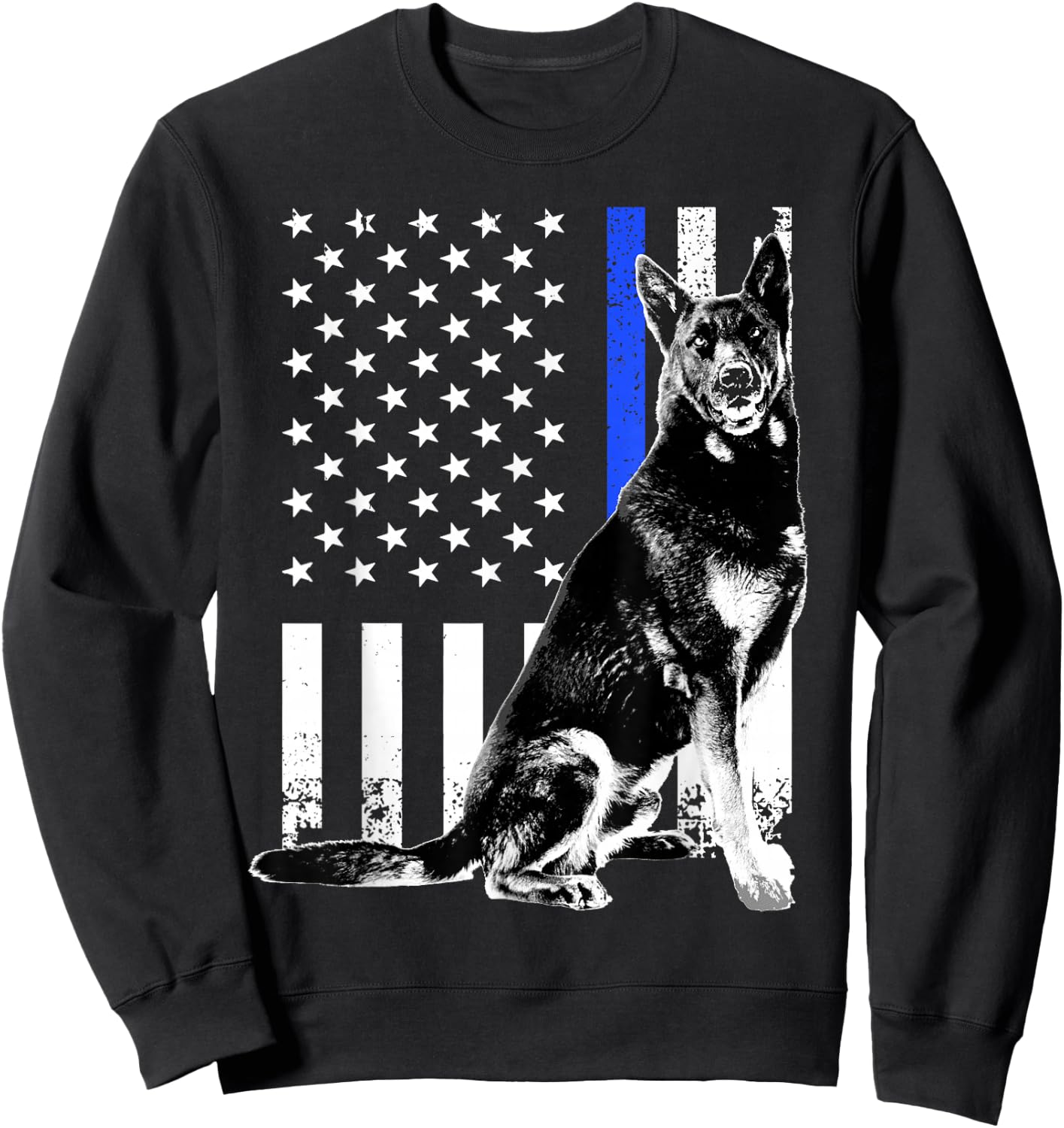 Cute German Shepherd Women K9 Belgian Malinois Lover Sweatshirt - Sweatshirt | Black