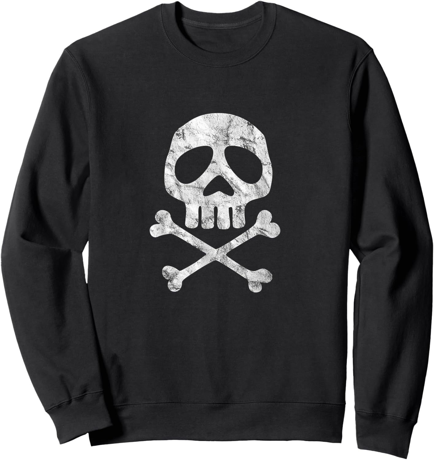 Skull Space Pirate Captain Party Halloween Sweatshirt - Sweatshirt | Black
