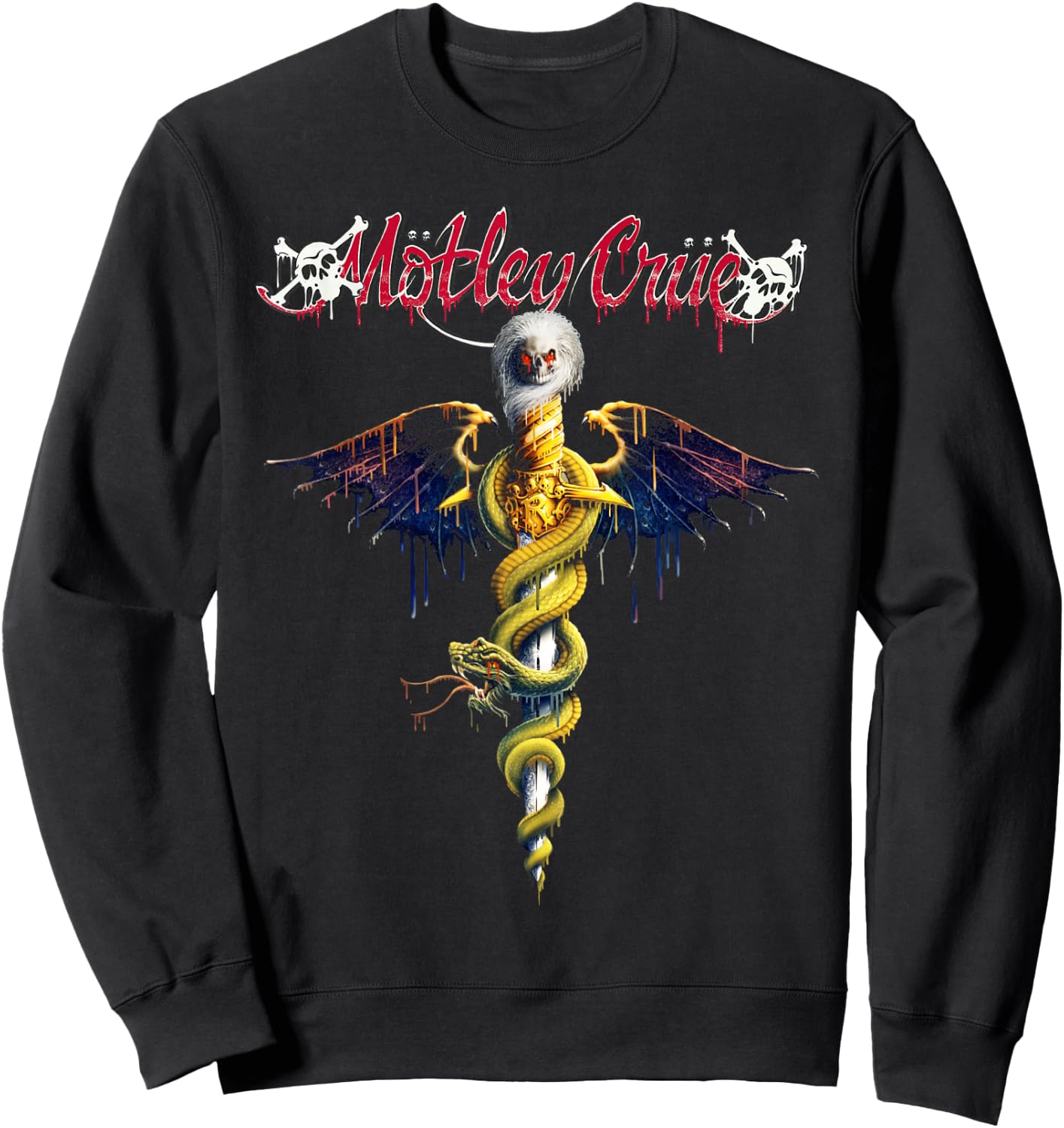 Mötley Crüe - Dr. Feel Good Slime Sweatshirt - Sweatshirt | Black