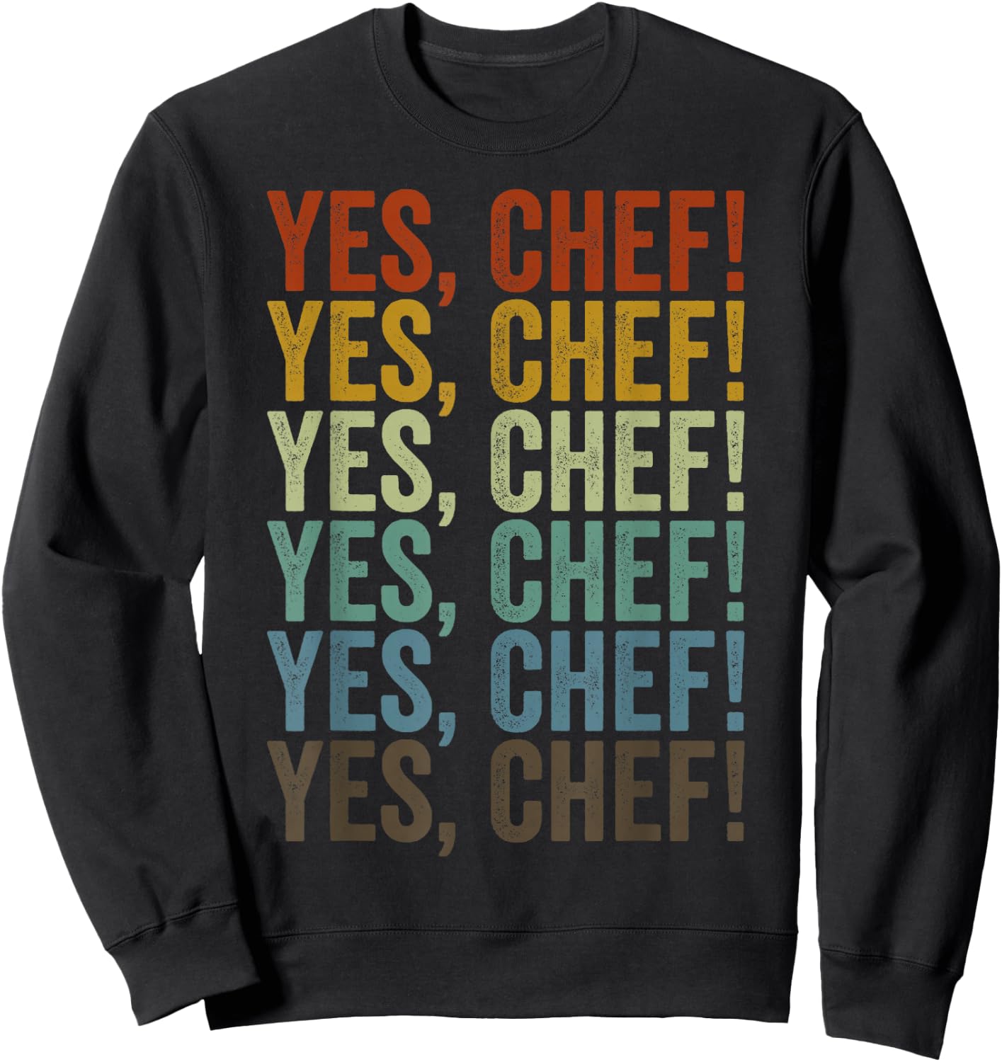 Yes, Chef! Chef Cooking Sweatshirt - Sweatshirt | Black