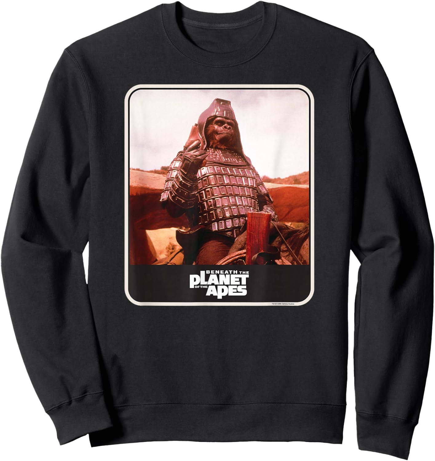 Beneath The Planet of The Apes 1970 Movie General Ursus Sweatshirt - Sweatshirt | Black