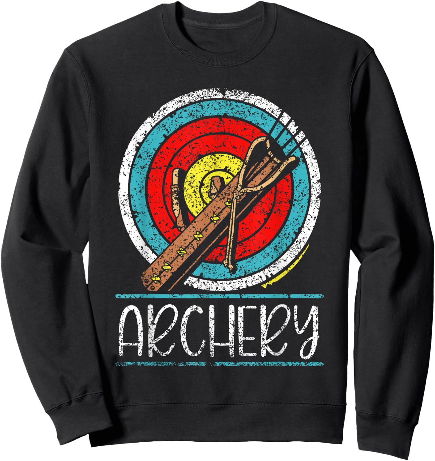 Archery Hobby Archer Bow Arrow Sweatshirt - Sweatshirt | Black