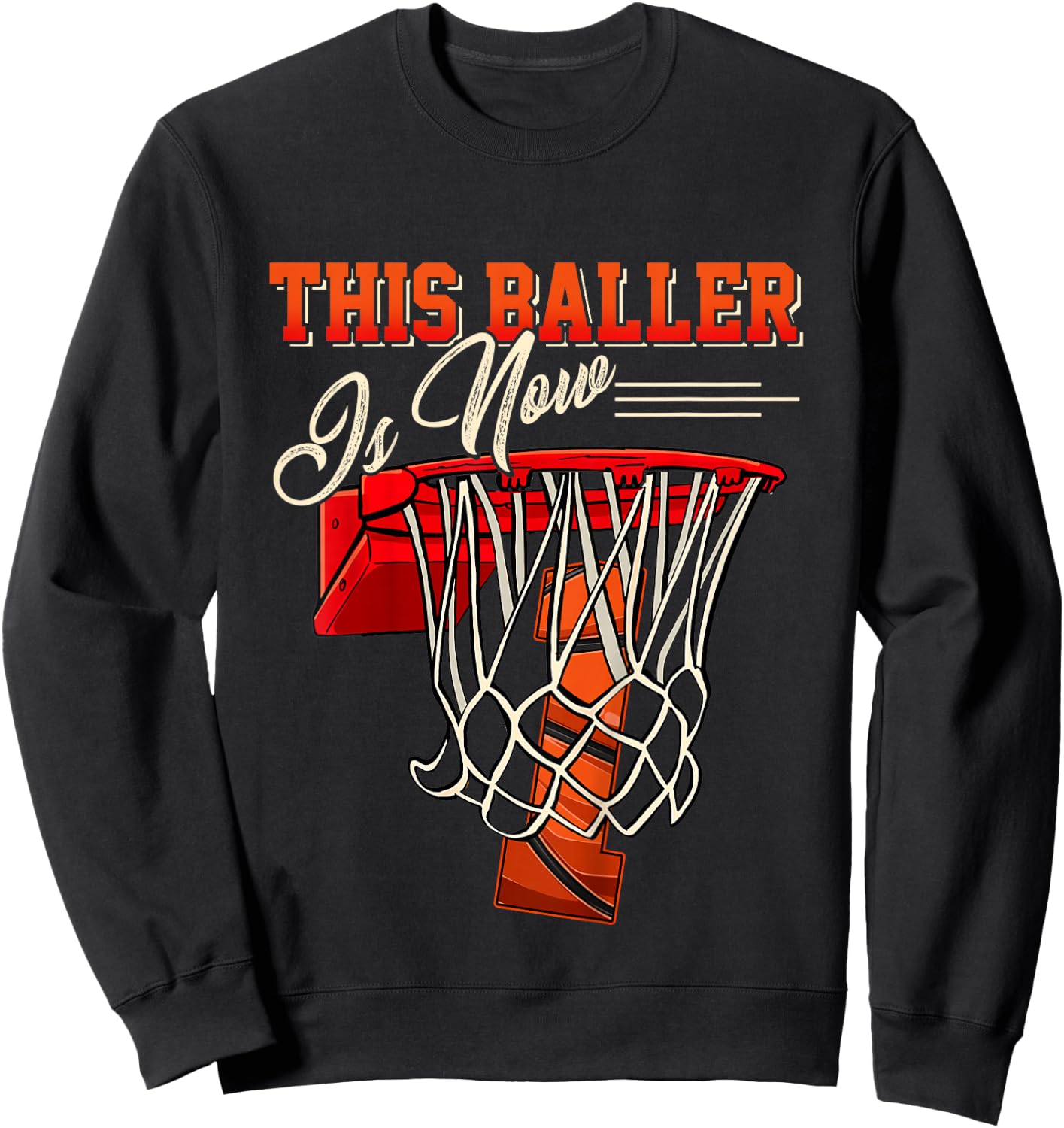 1st Birthday Shirt For Boy Basketball 1 Years Old Kid Gift Sweatshirt - Sweatshirt | Black