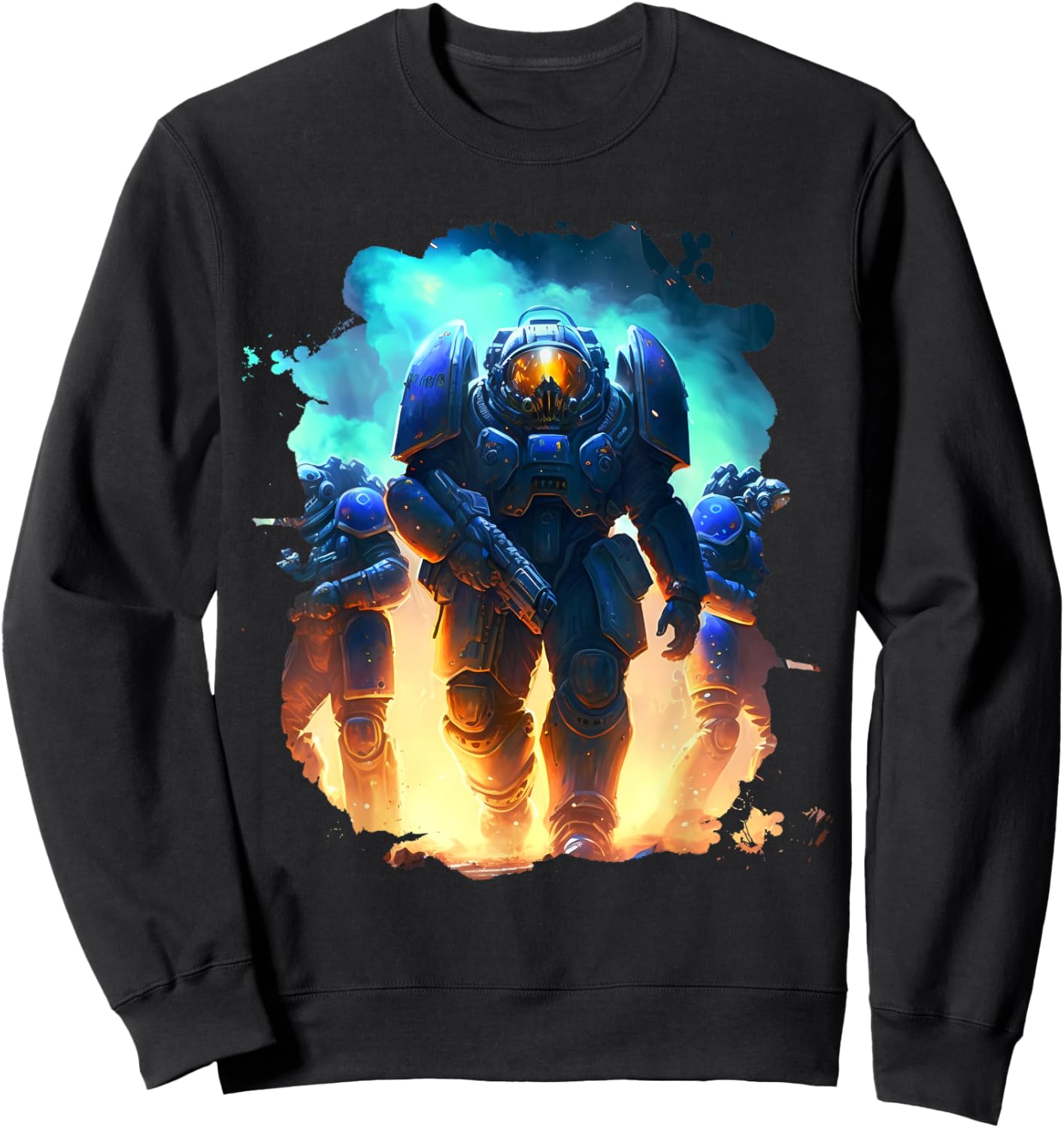 Heroes in Space The Amazing Space Marines Sweatshirt - Sweatshirt | Black