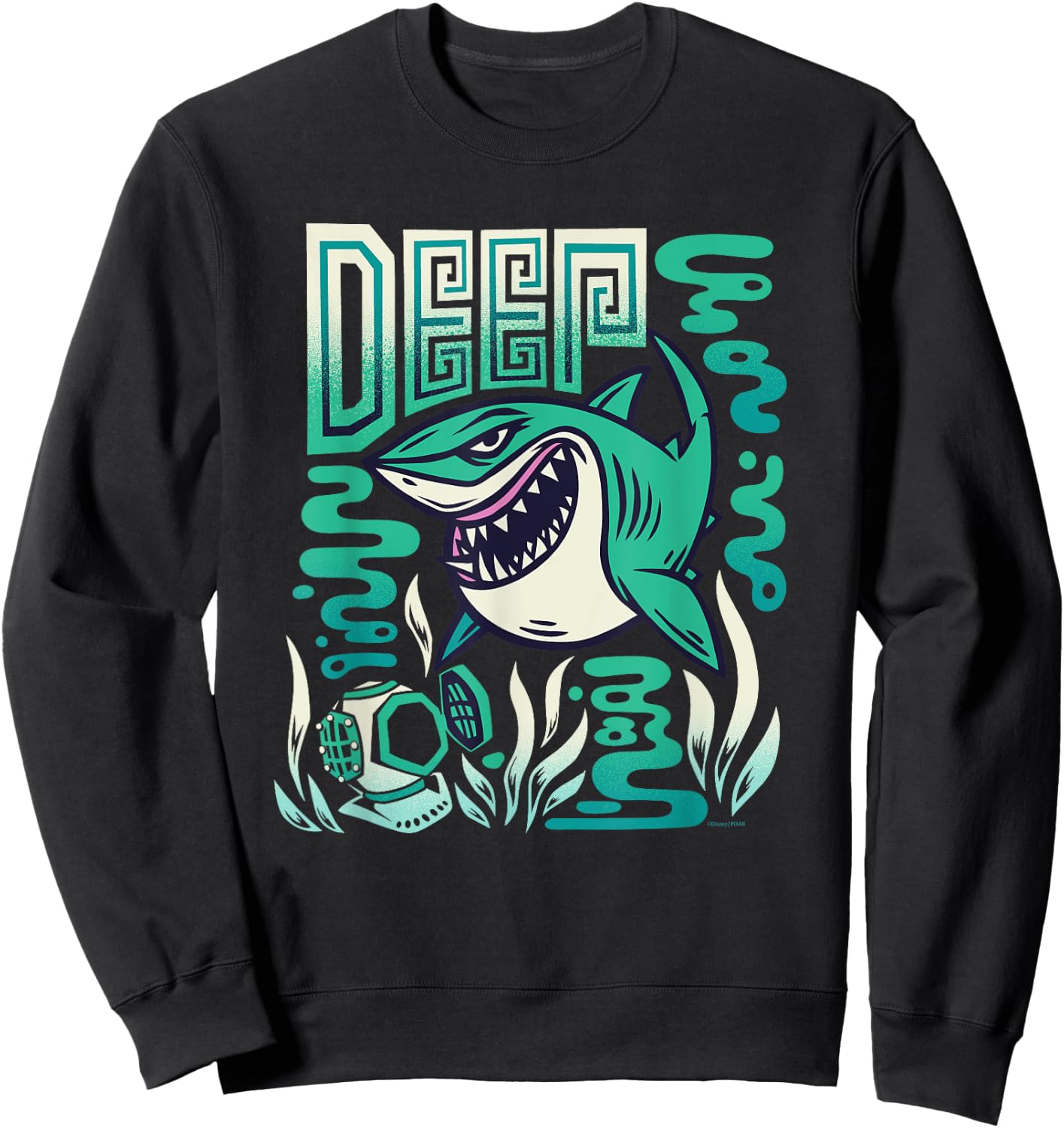 Disney and Pixar’s Finding Nemo Bruce the Shark Deep Sweatshirt - Sweatshirt | Black