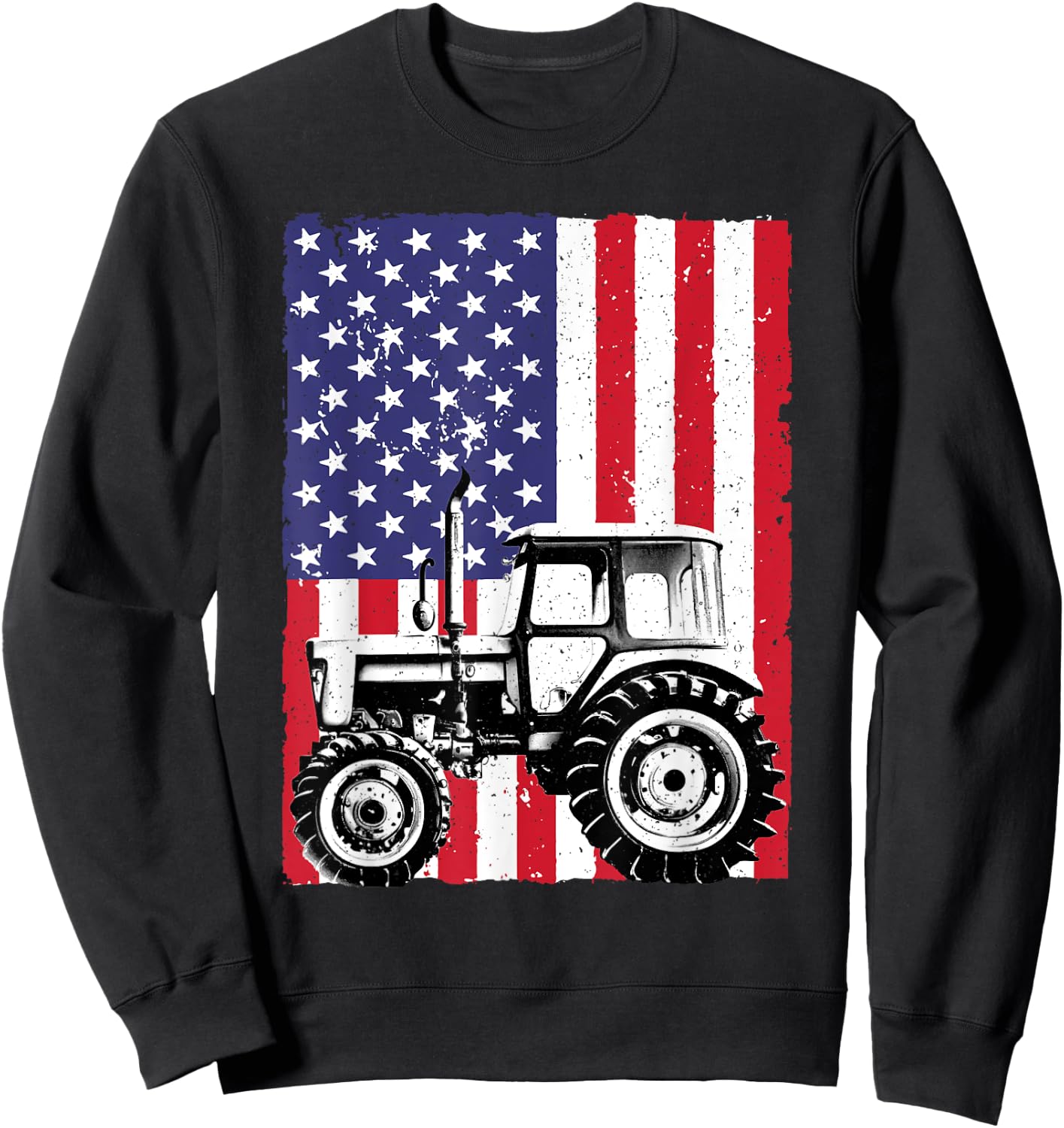 Cool Tractor Design Women Farm Vehicle Tractor Lover Sweatshirt - Sweatshirt | Black