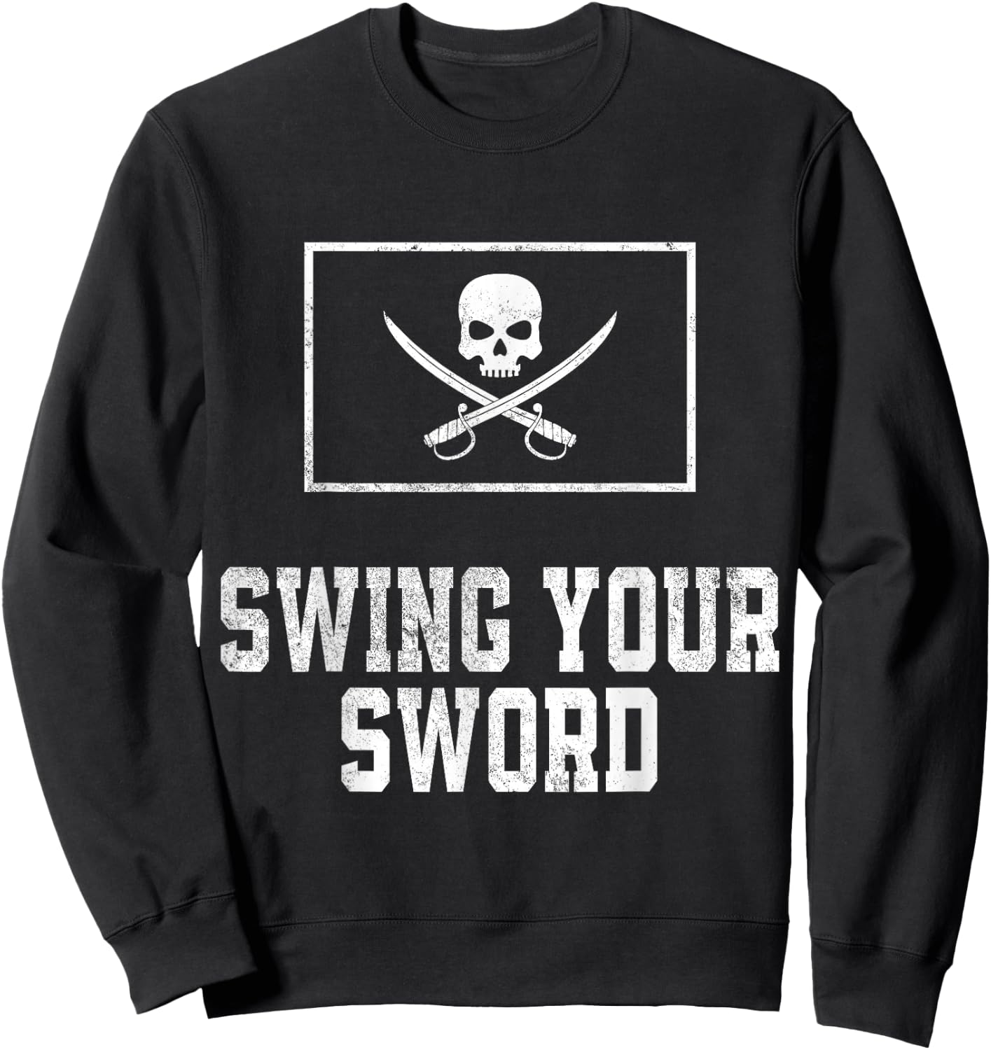 Swing Your Sword Vintage Sweatshirt - Sweatshirt | Black