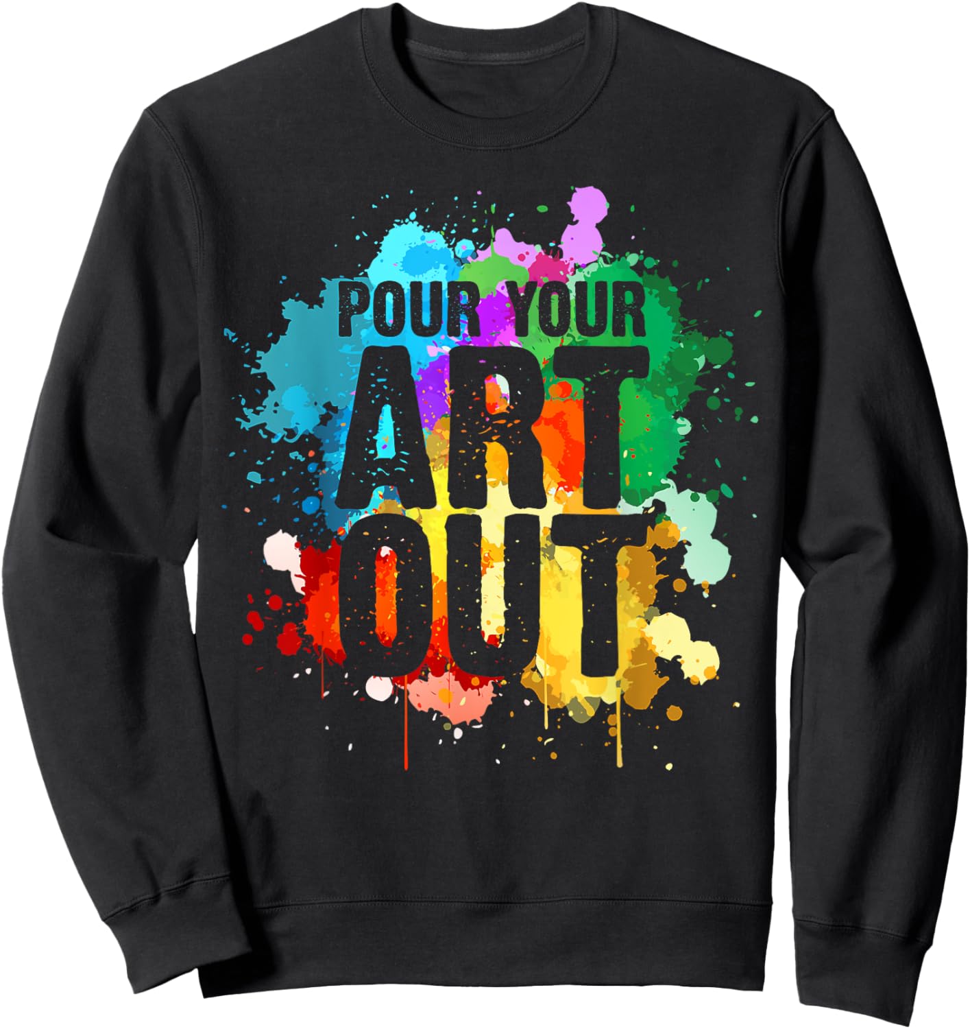 Cool Artist Art Women Paint Painter Artist Painting Small Sweatshirt - Sweatshirt | Black