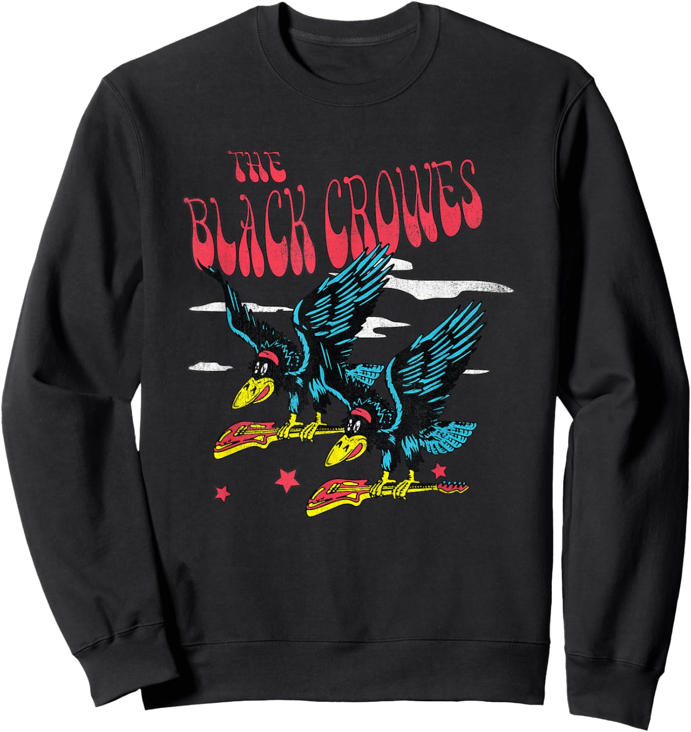 Official Black Crowes Flying Crowes Sweatshirt - Sweatshirt | Black