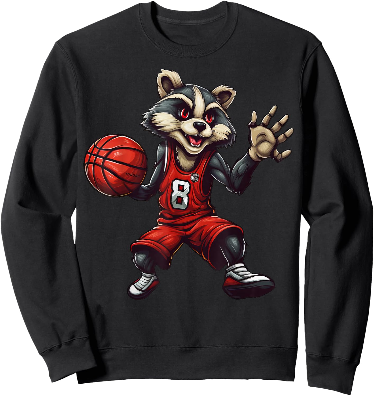 Basketball Badger Sweatshirt - Sweatshirt | Black