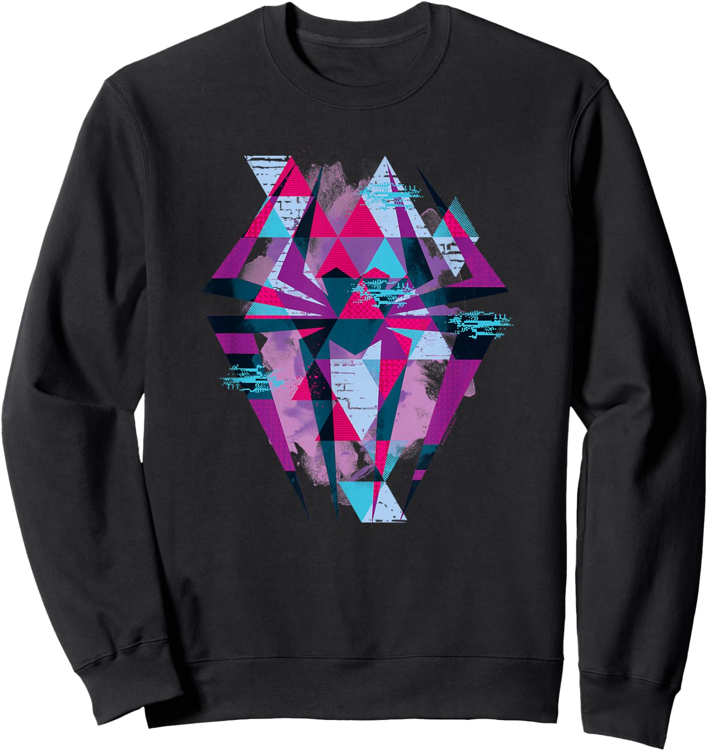 Marvel Spider-Man Across The Spider-Verse Part 1 Poly Spider Sweatshirt - Sweatshirt | Black