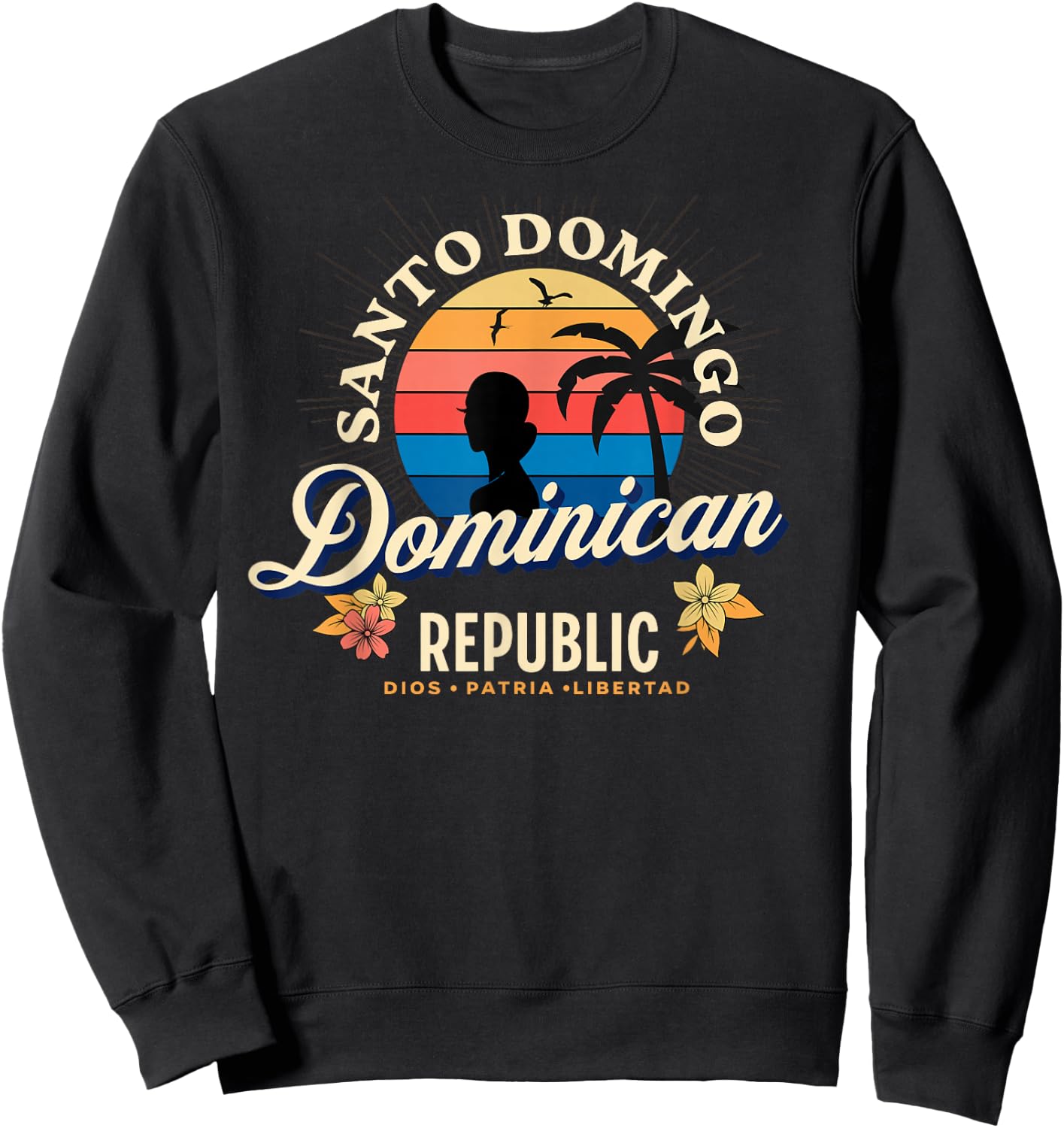 Santo Domingo | Dominican Republic Sweatshirt - Sweatshirt | Black