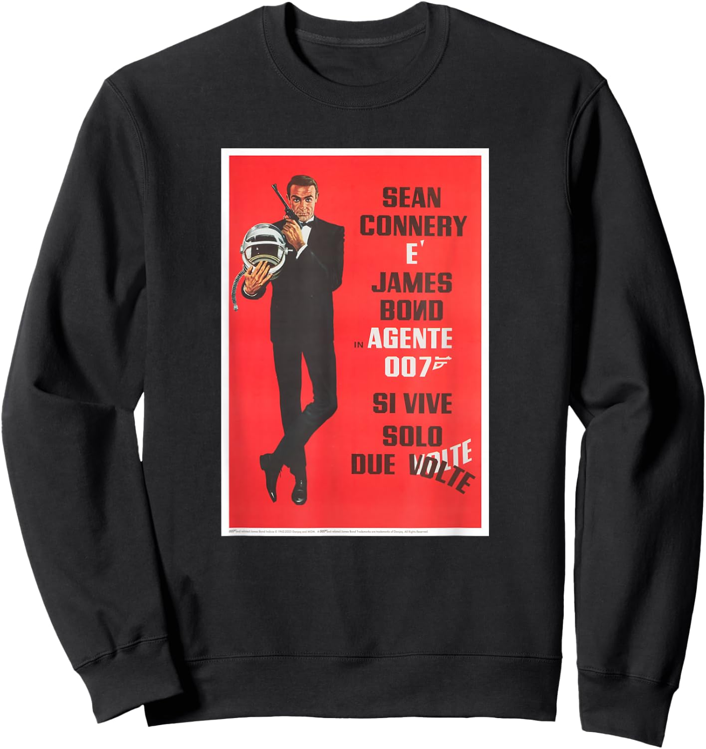 Official James Bond 007 You Only Live Twice Sweatshirt - Sweatshirt | Black