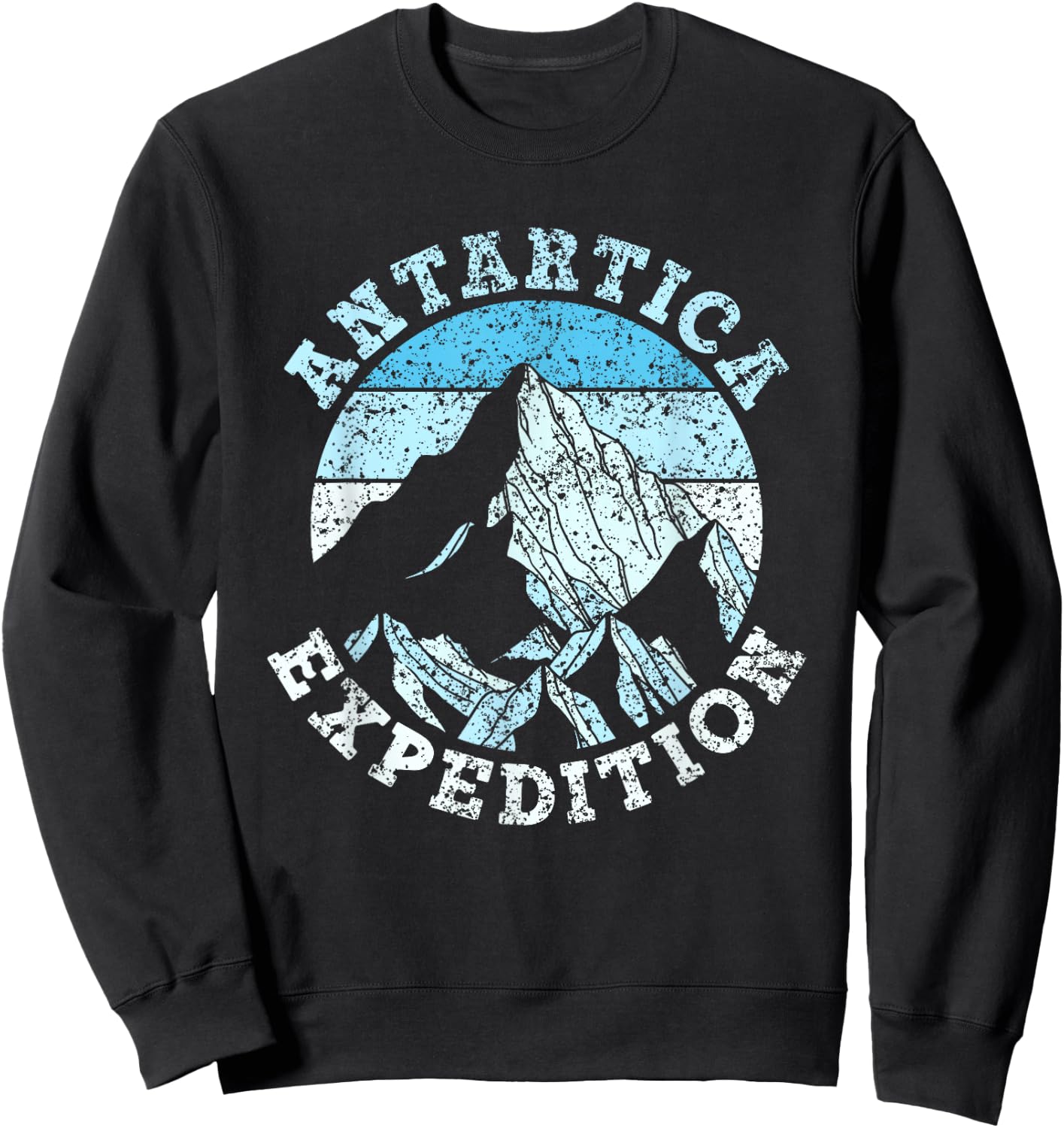 Antarctic Expedition Antarctica South Pole Retro Antarctica Sweatshirt - Sweatshirt | Black