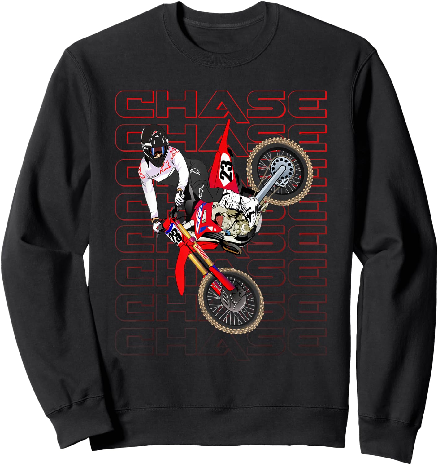 CS23 Chase Motocross Supercross Sexton Sweatshirt - Sweatshirt | Black