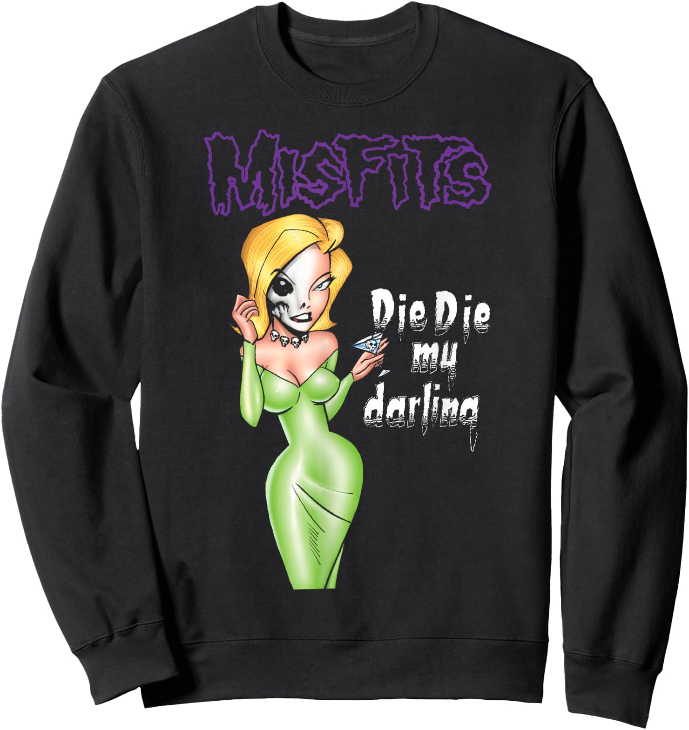Misfits – Die Die My Darling Logo Sweatshirt - Sweatshirt | Black