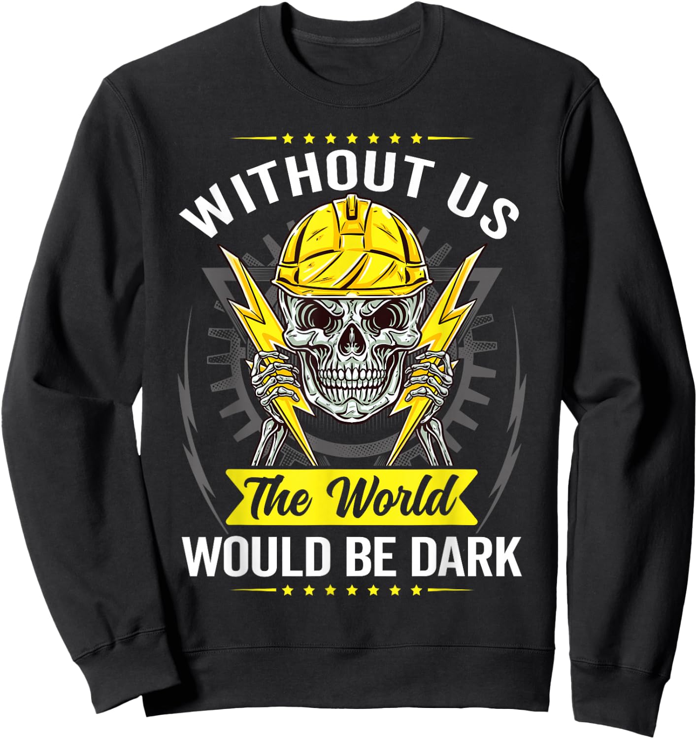 Electrical Lineman Power Lineman Sweatshirt - Sweatshirt | Black