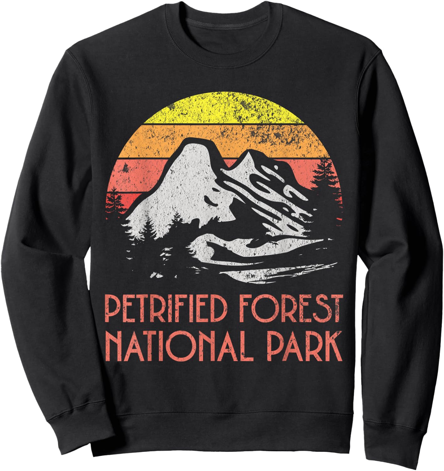 Petrified Forest National Park Sweatshirt - Sweatshirt | Black