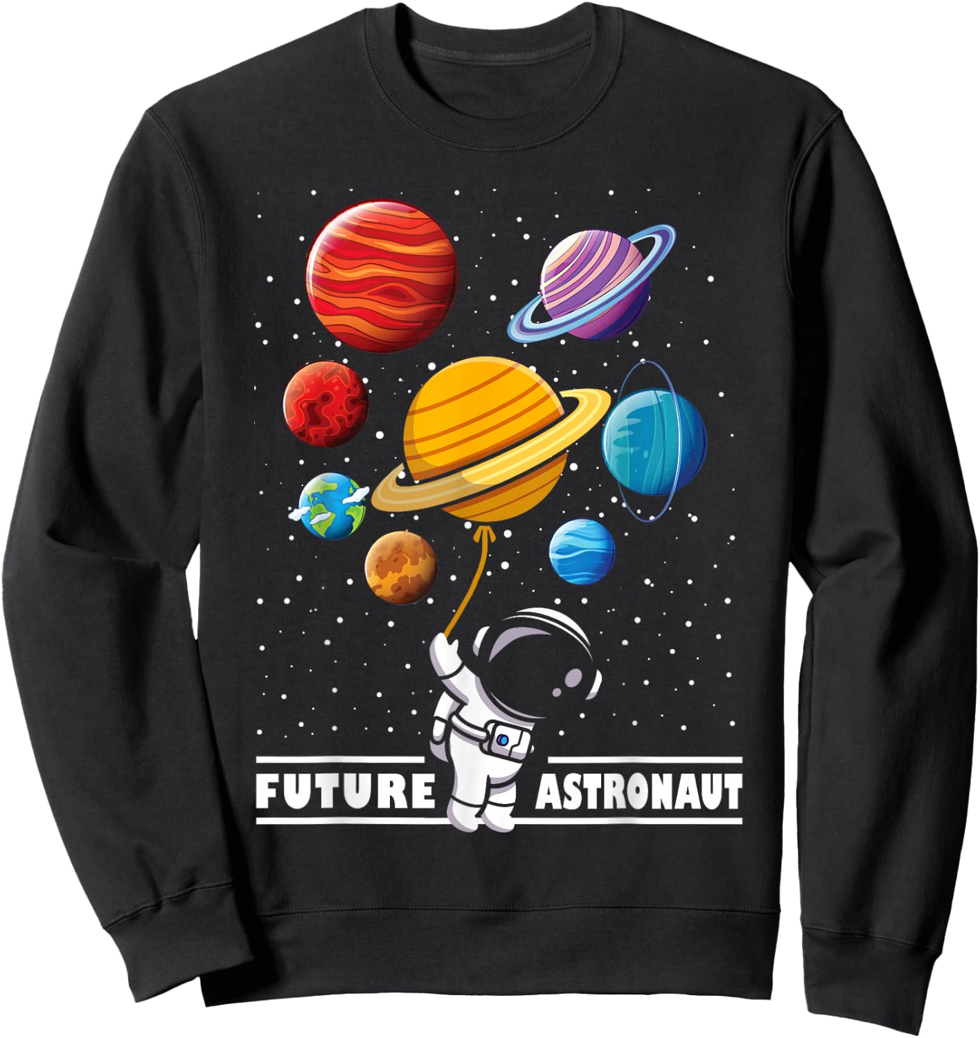 Future Astronaut Boy Girls Kids Birthday Graduation Gifts Sweatshirt - Sweatshirt | Black