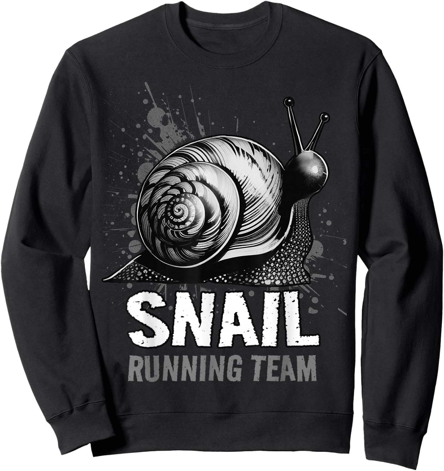 Snail Running Team Sweatshirt - Sweatshirt | Black